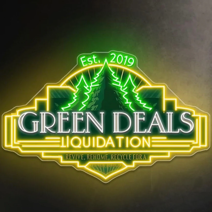 GREEN DEALS LIQUIDATION - Premium Neon Artwork