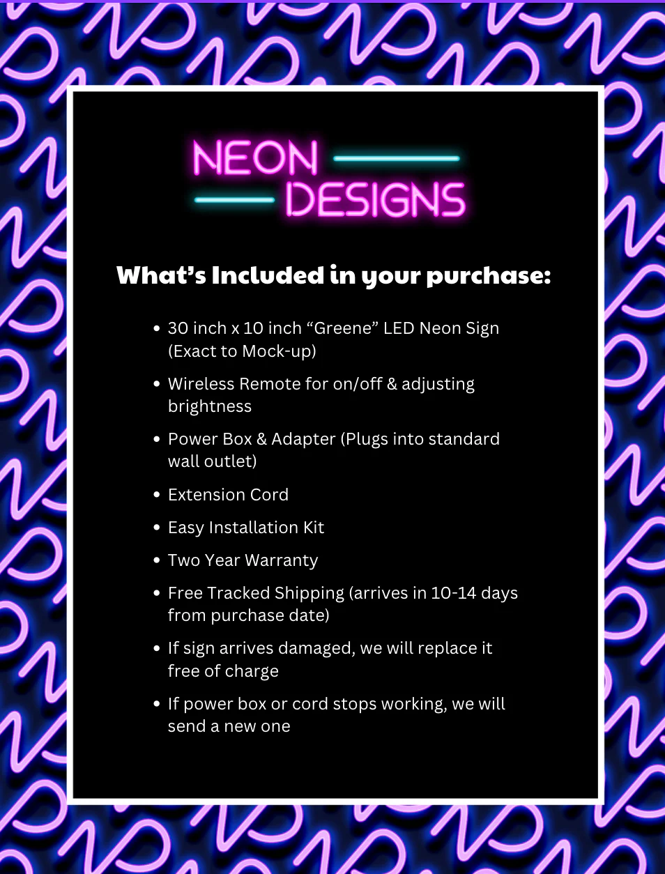 GREENE - Premium Neon Artwork - Image 2