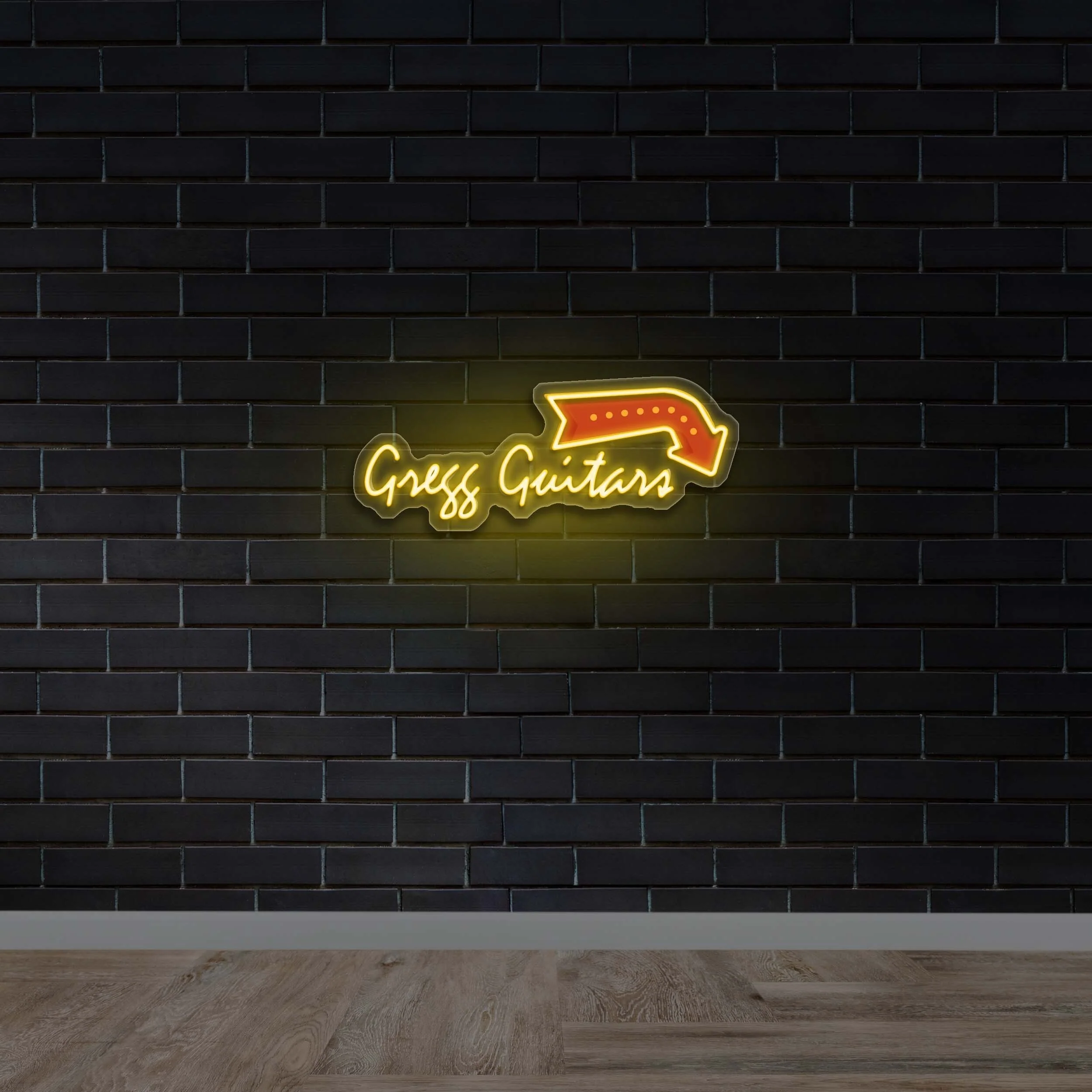 Gregg Guitars - Premium Neon Artwork