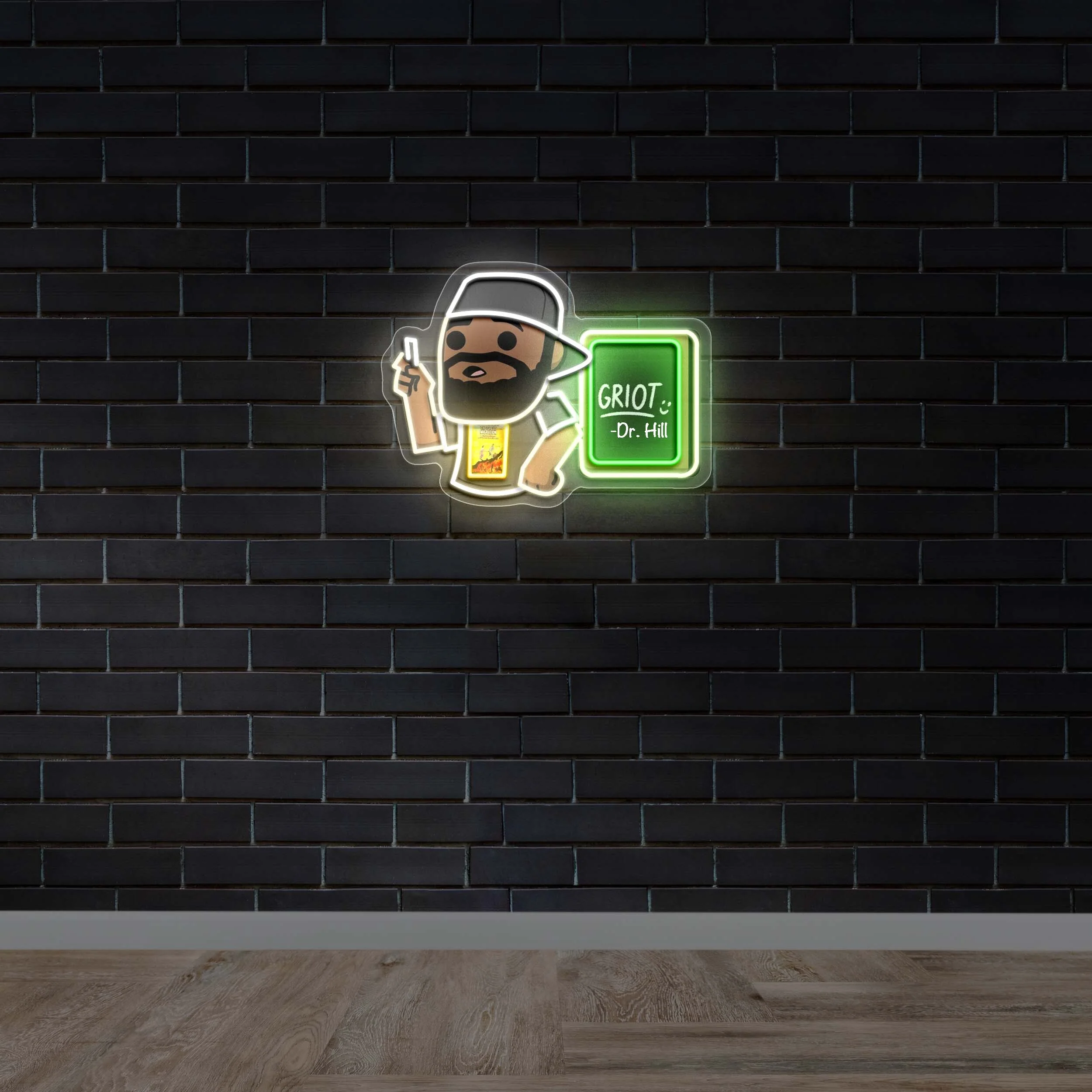 Griot - Premium Neon Artwork