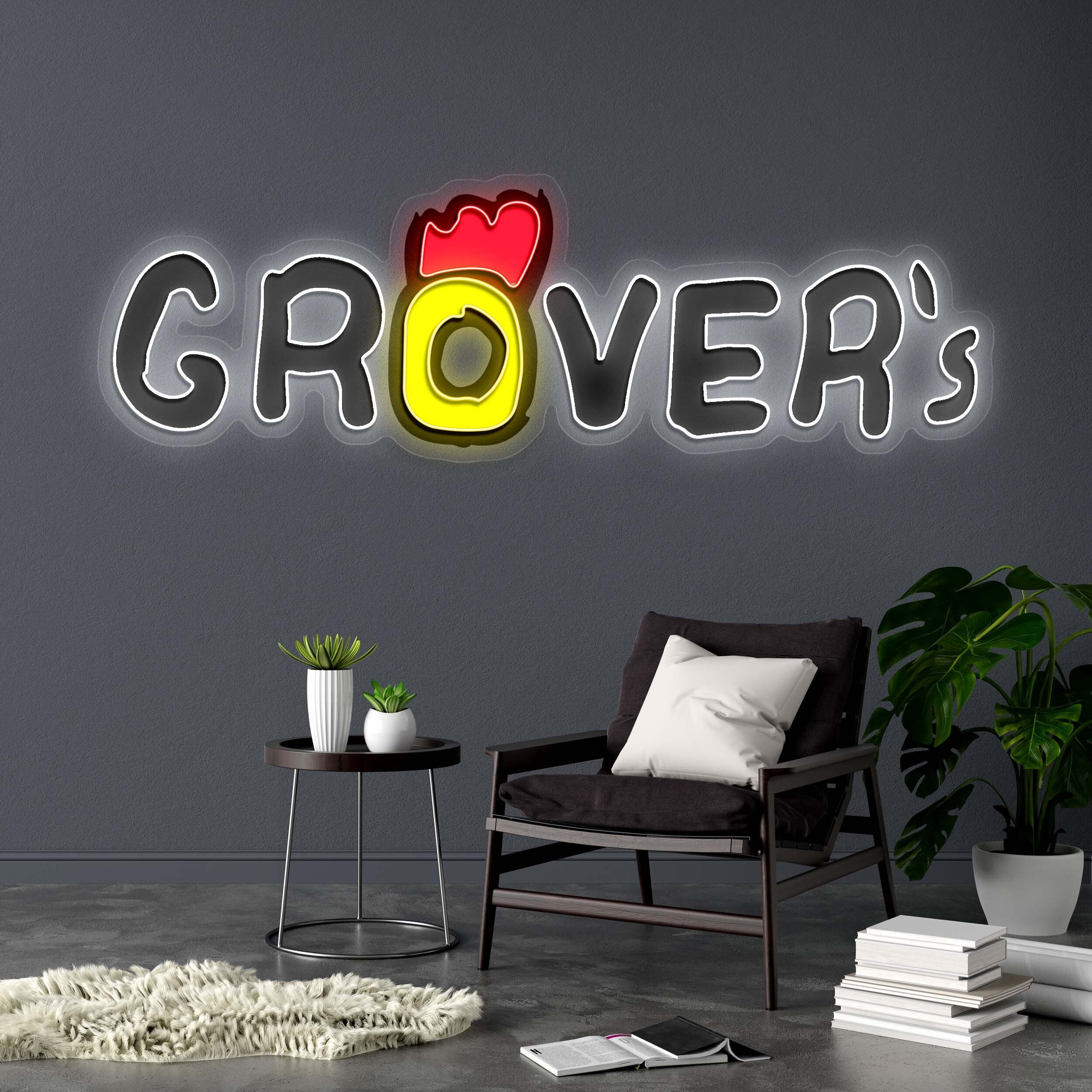 GROVER'S - Premium Neon Artwork