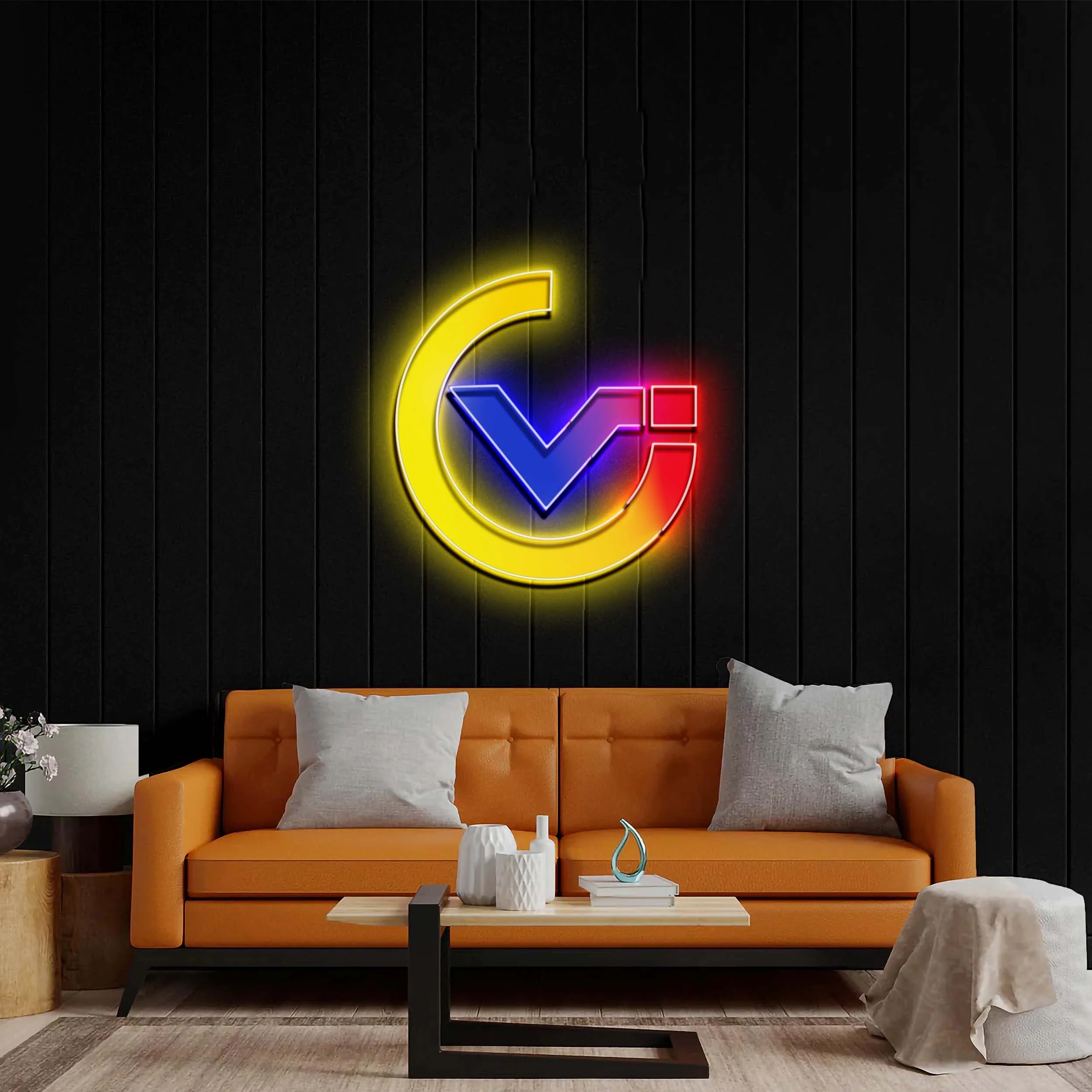 Grubb Verse logo only - Premium Neon Artwork