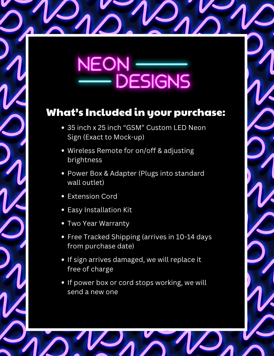 GSM - Premium Neon Artwork - Image 2