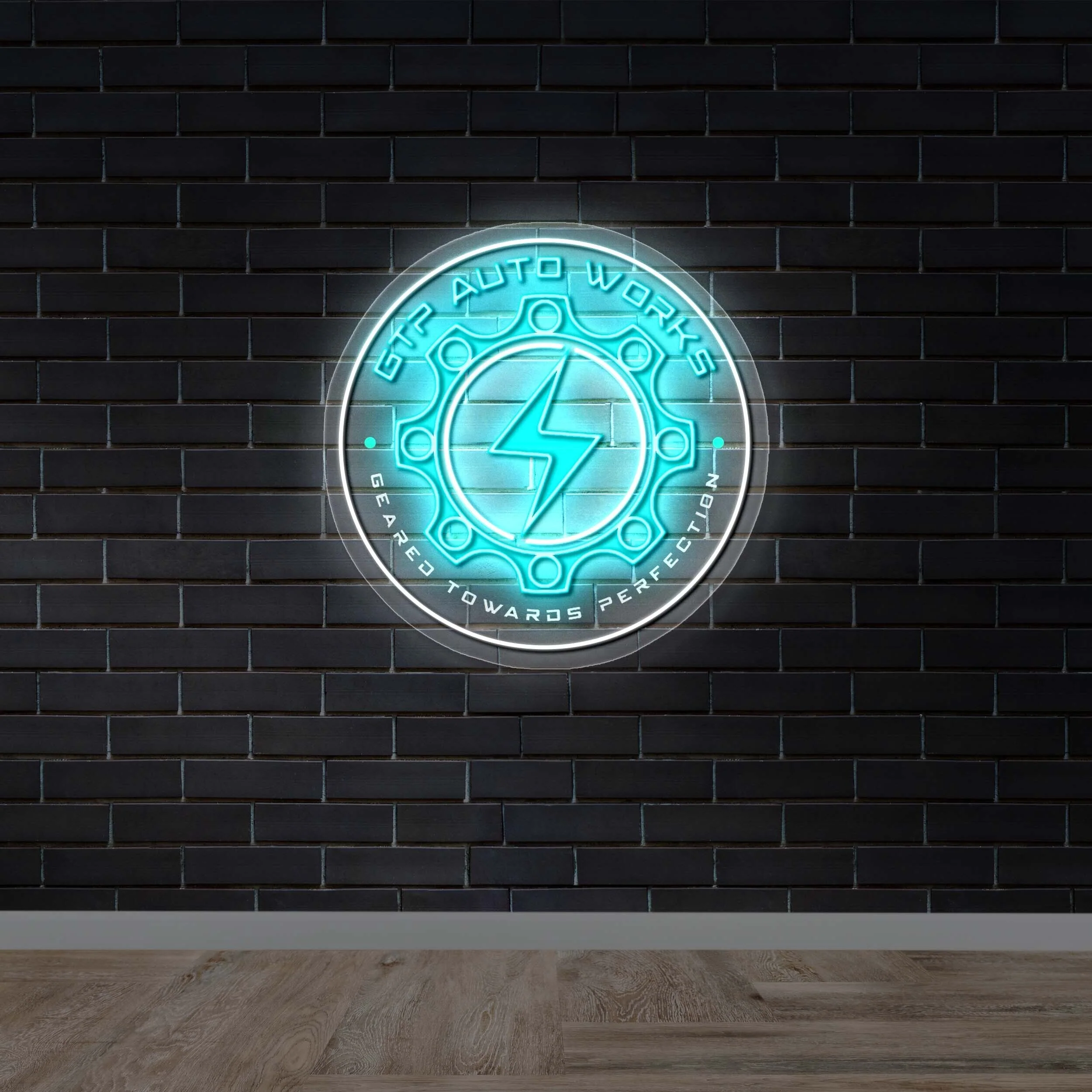 GTP Auto Works - Premium Neon Artwork