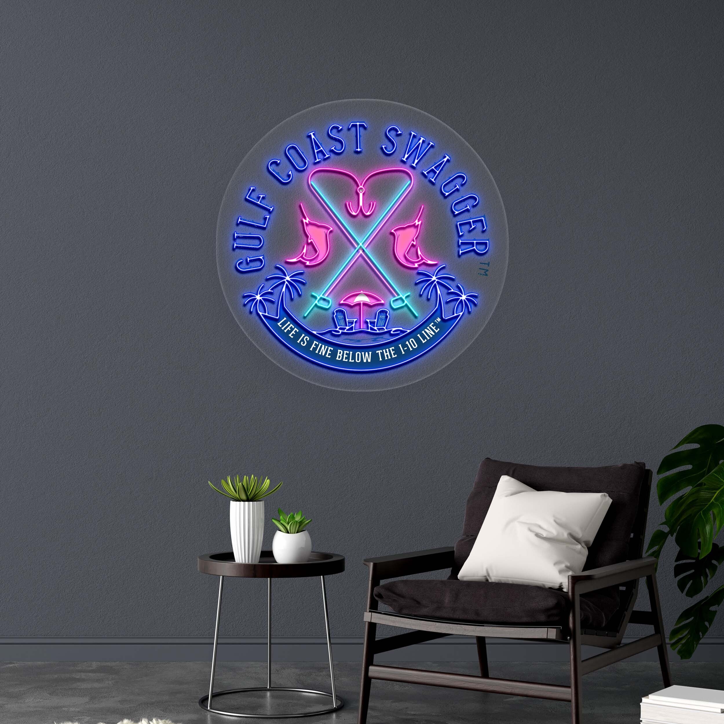 GULF COAST SWAGGER - Premium Neon Artwork