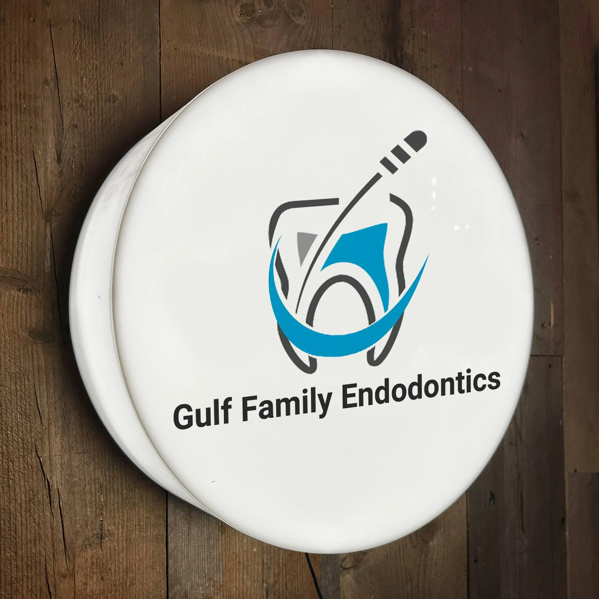 Gulf Family Endodontics -  Premium Neon Artwork