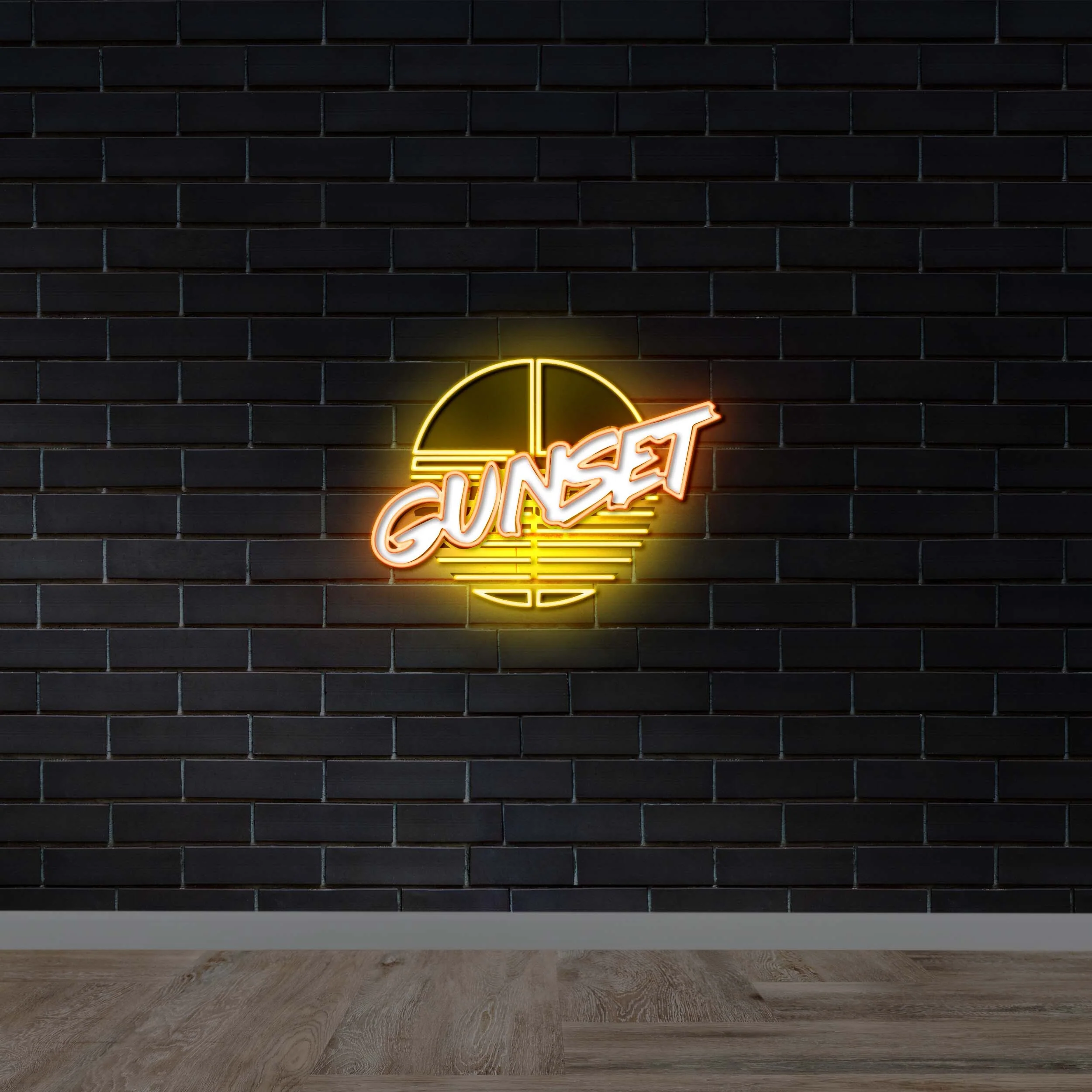 GUNSET - Premium Neon Artwork