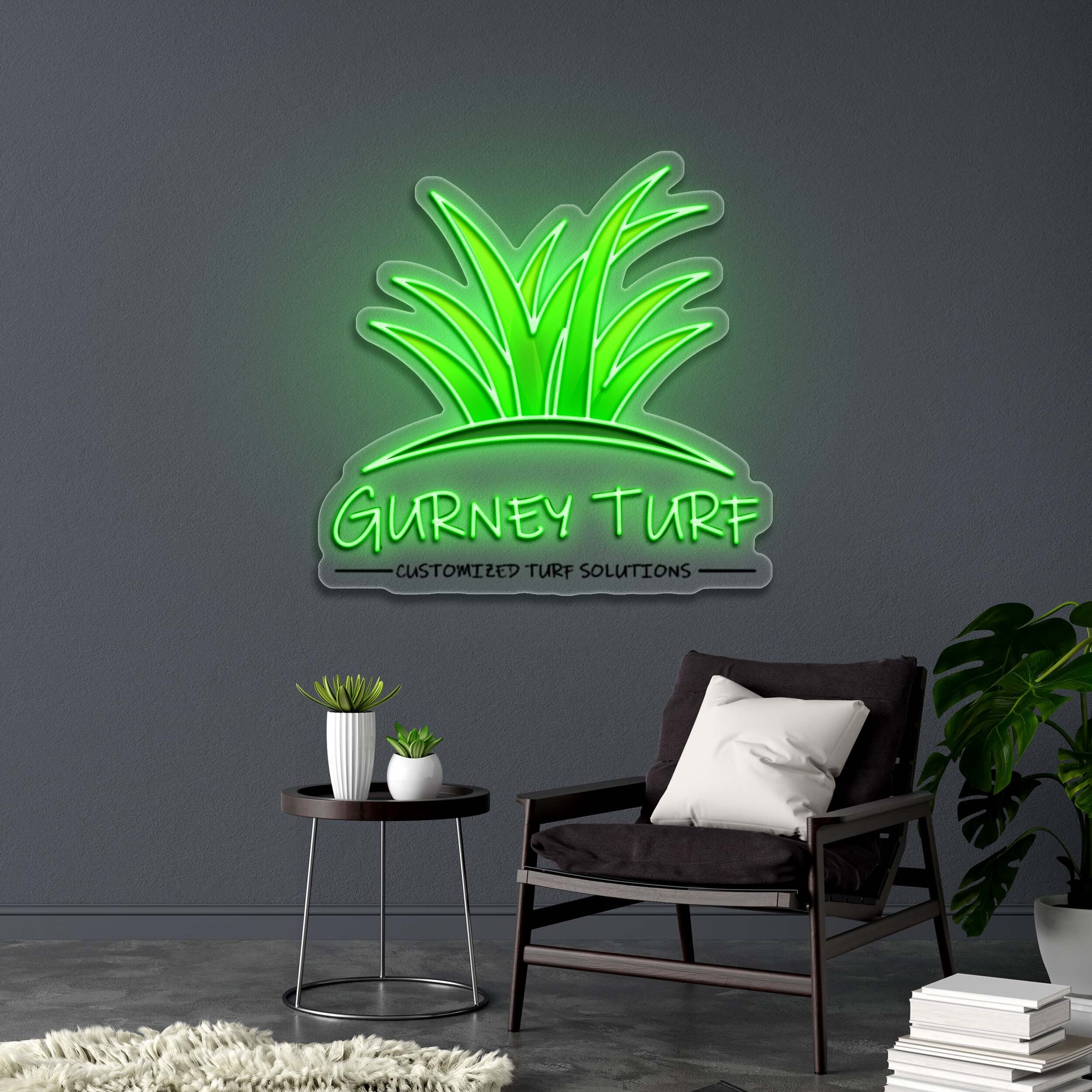 Gurney Turf -  Premium Neon Artwork