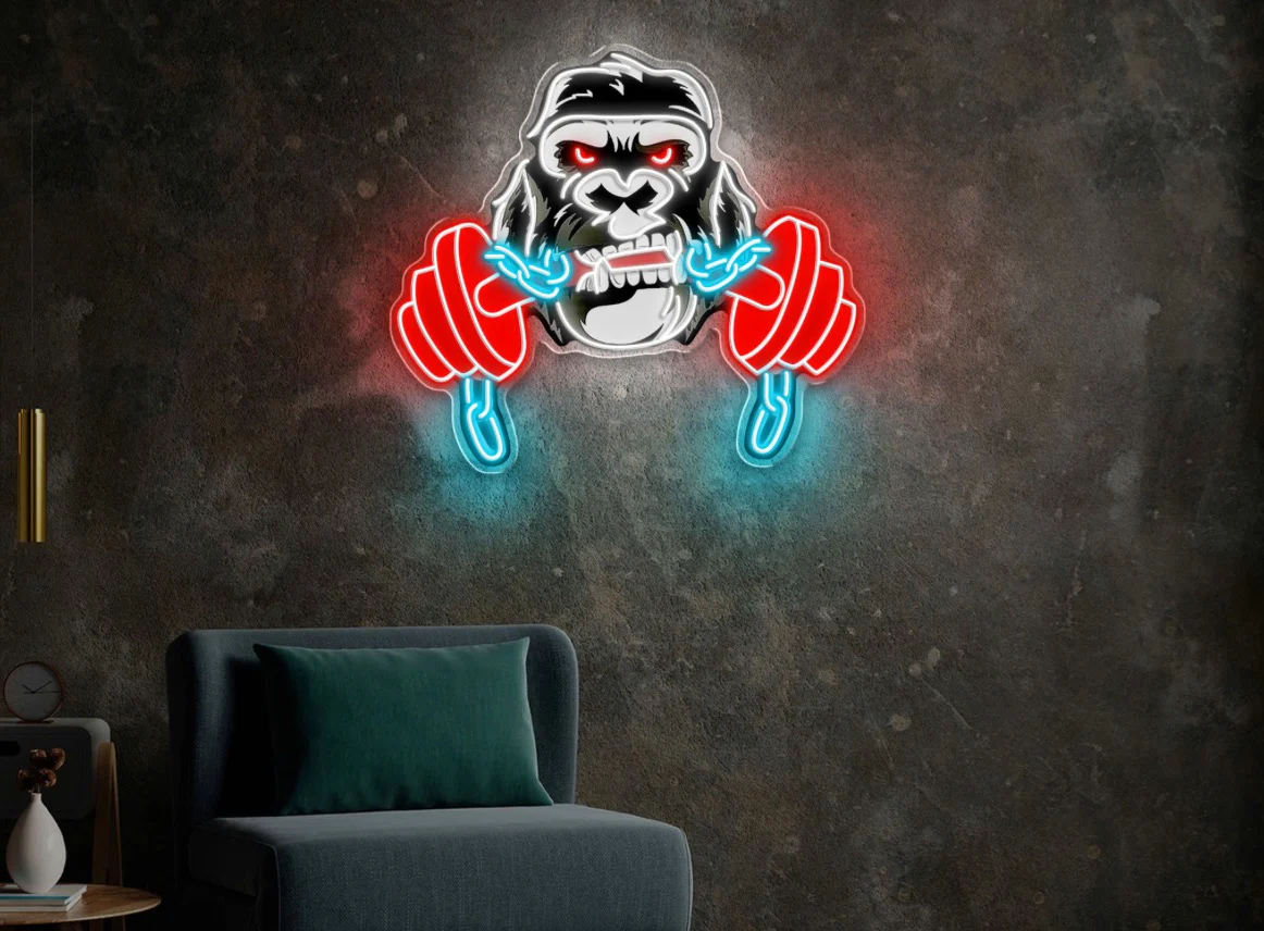Gym logo - Premium Neon Artwork