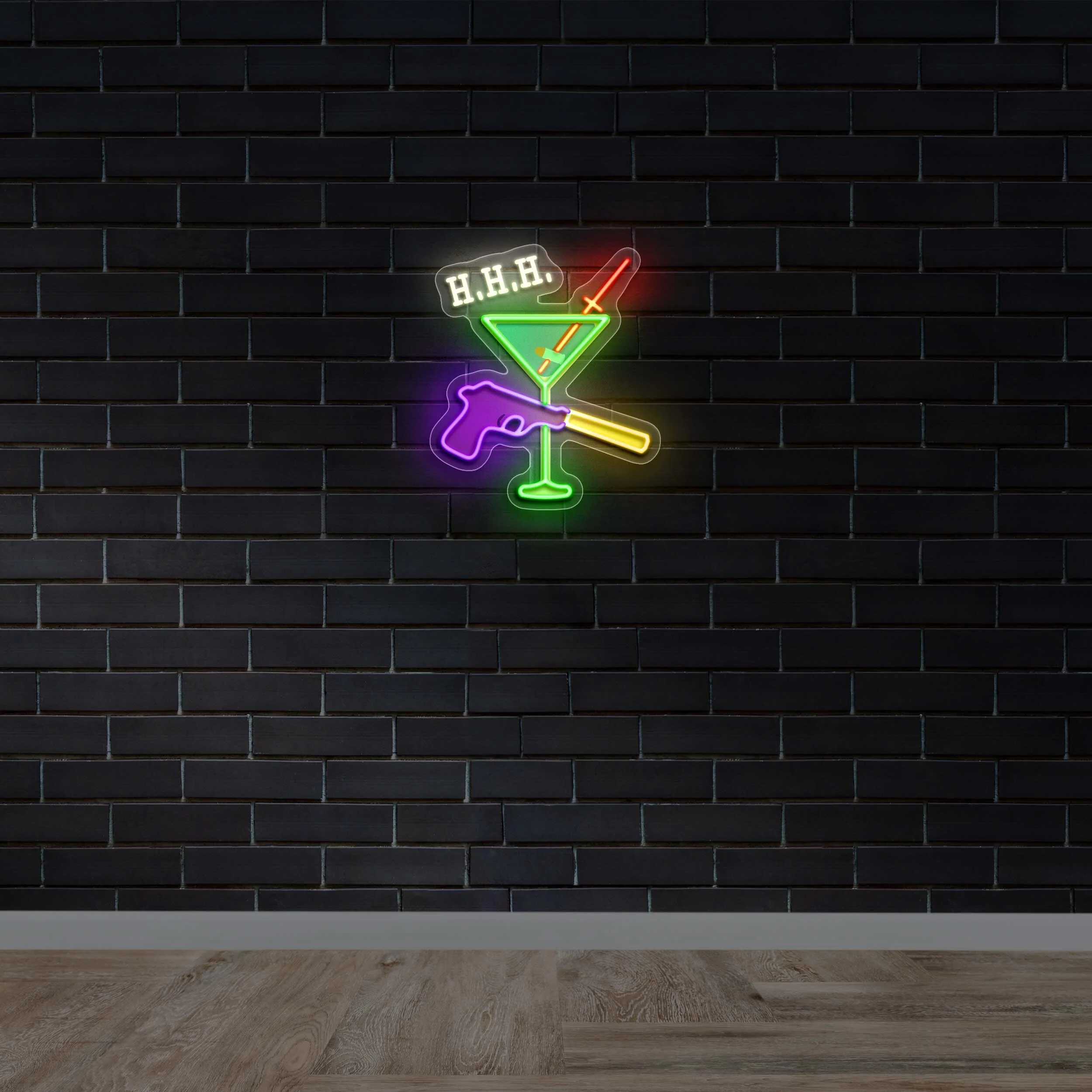 H.H.H - Premium Neon Artwork