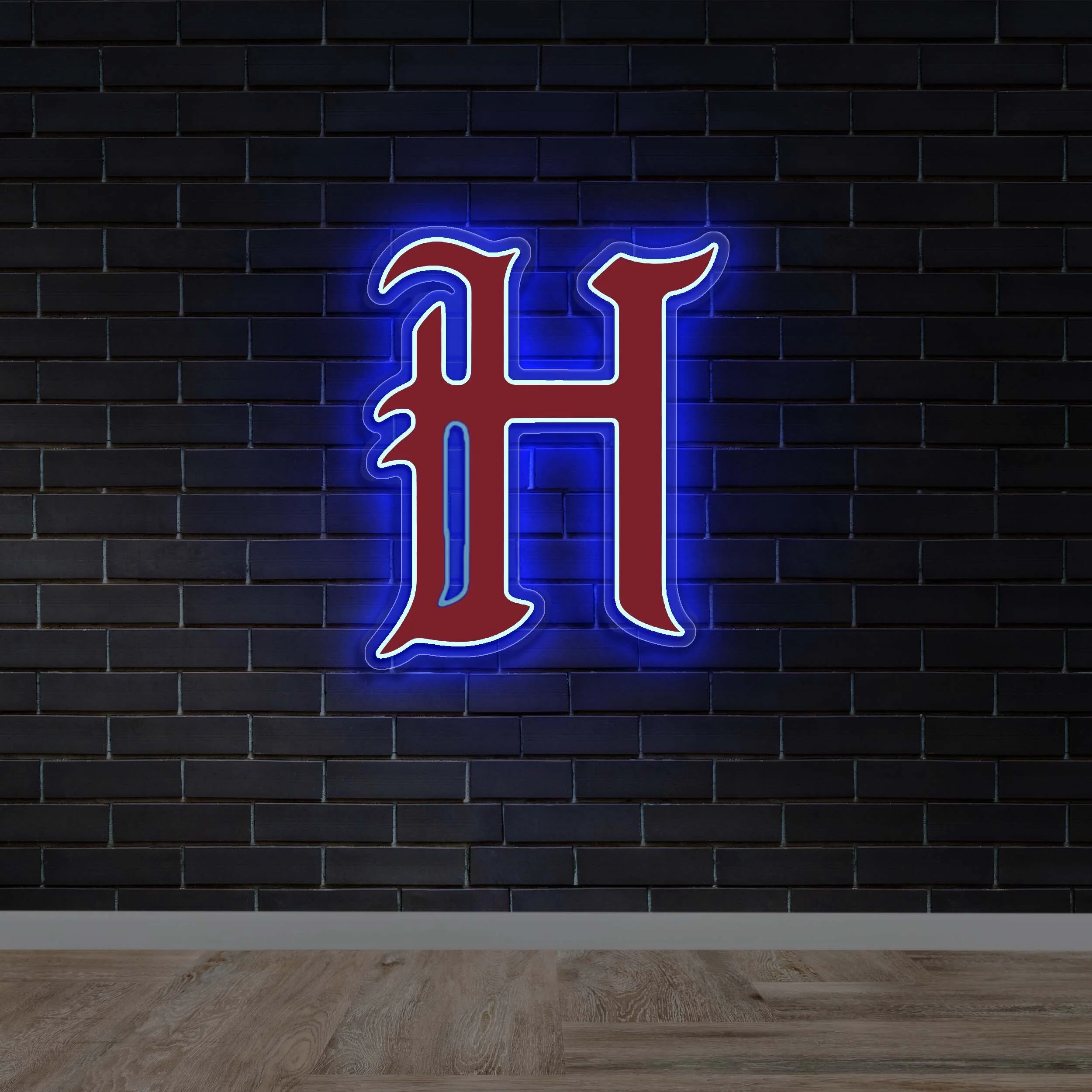 H | Backlit Version - Premium Neon Artwork