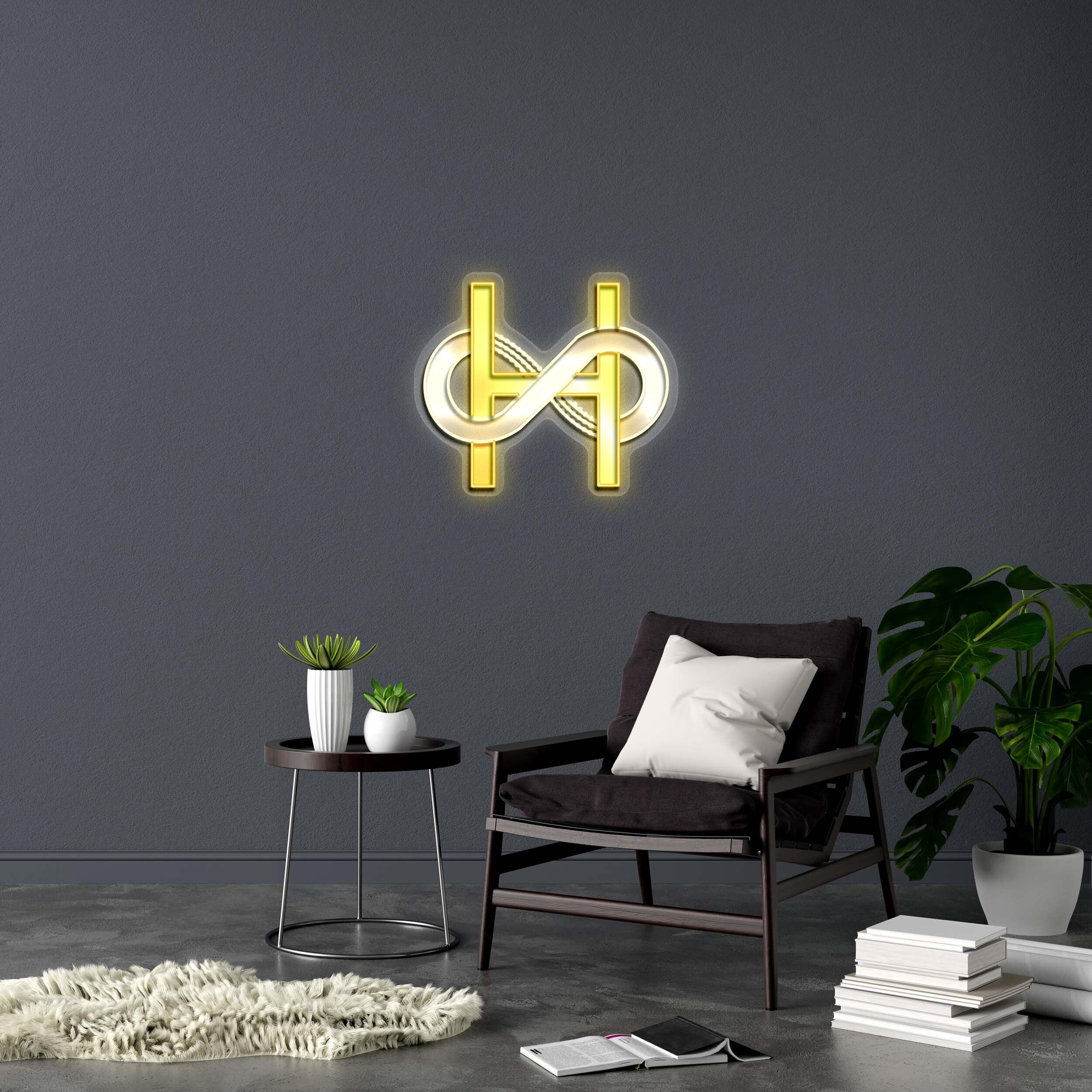H.Smith Lifestyle Management logo - Premium Neon Artwork