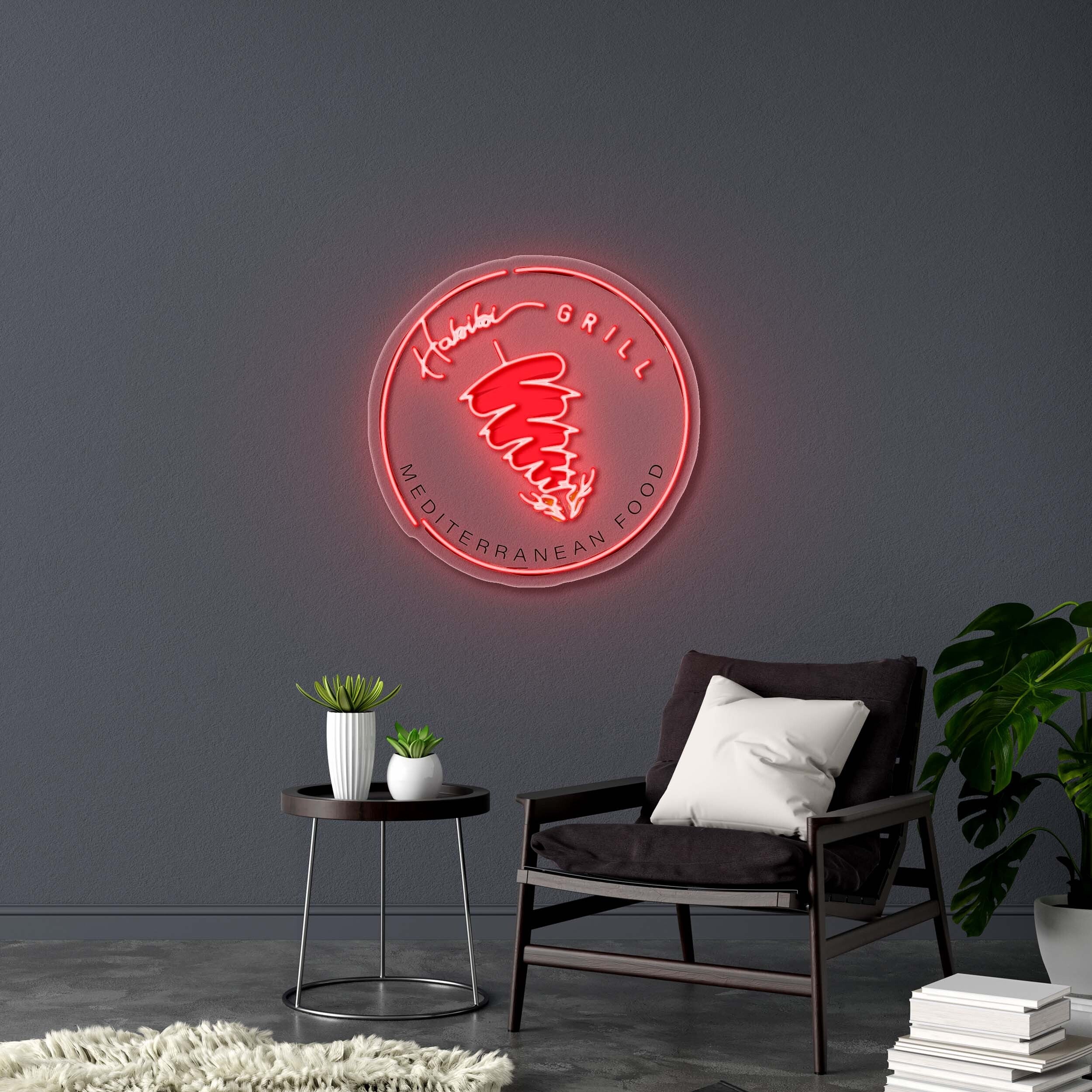 Habibi Grill - Premium Neon Artwork