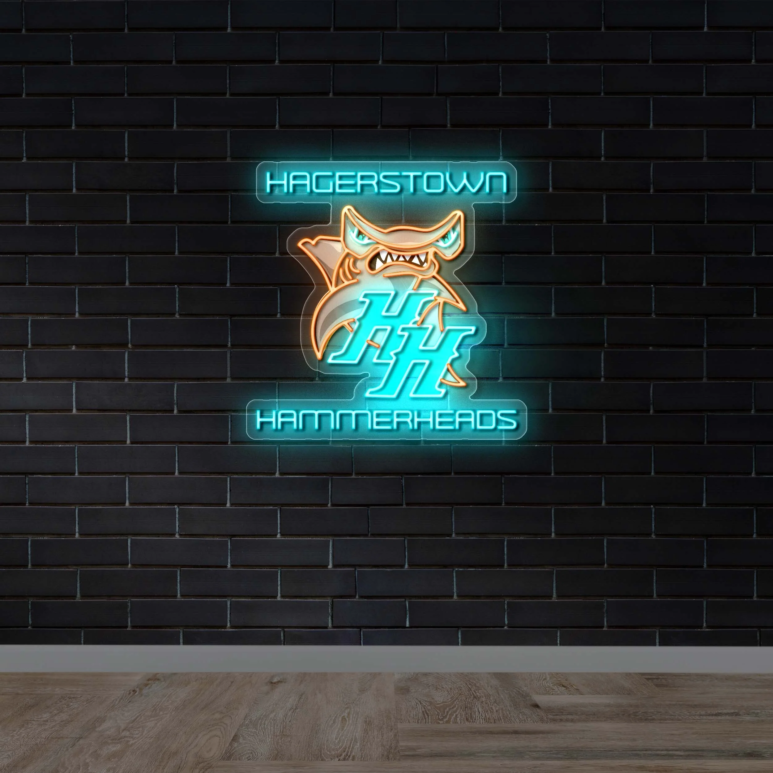 HAGERSTOWN HAMMERHEADS – Premium Neon Artwork