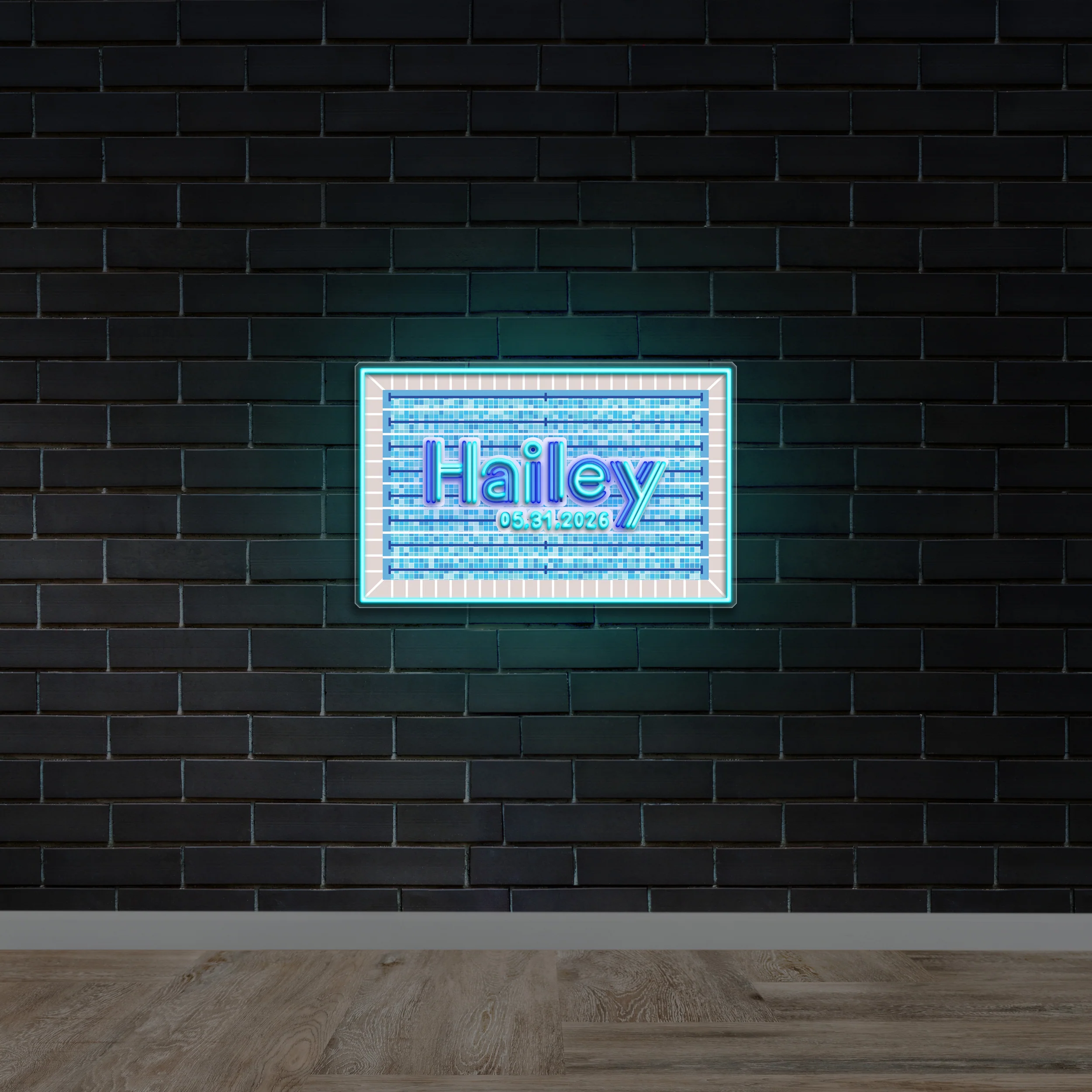HAILEY - Premium Neon Artwork