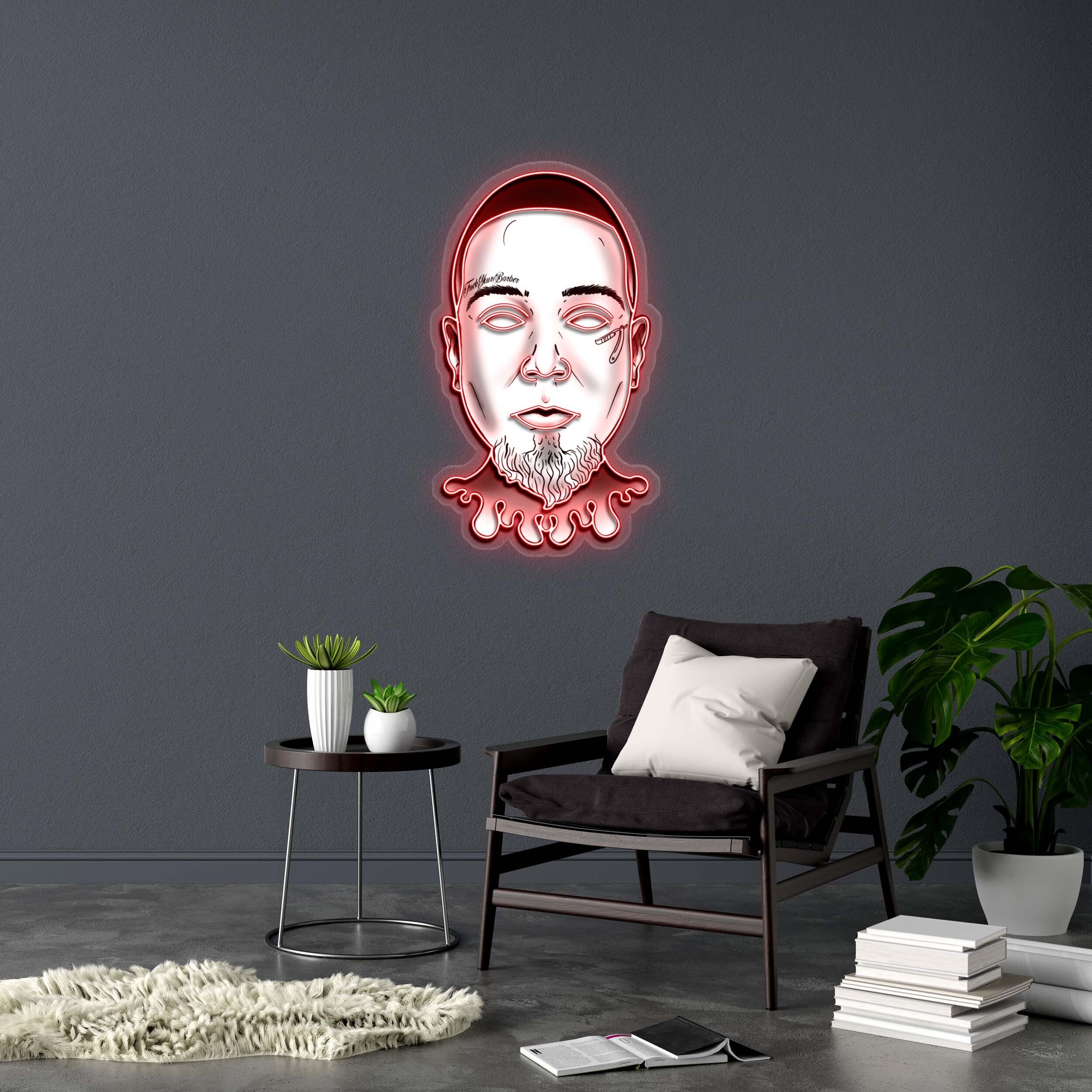 Hair By Hoodrat | 1st Version - Premium Neon Artwork