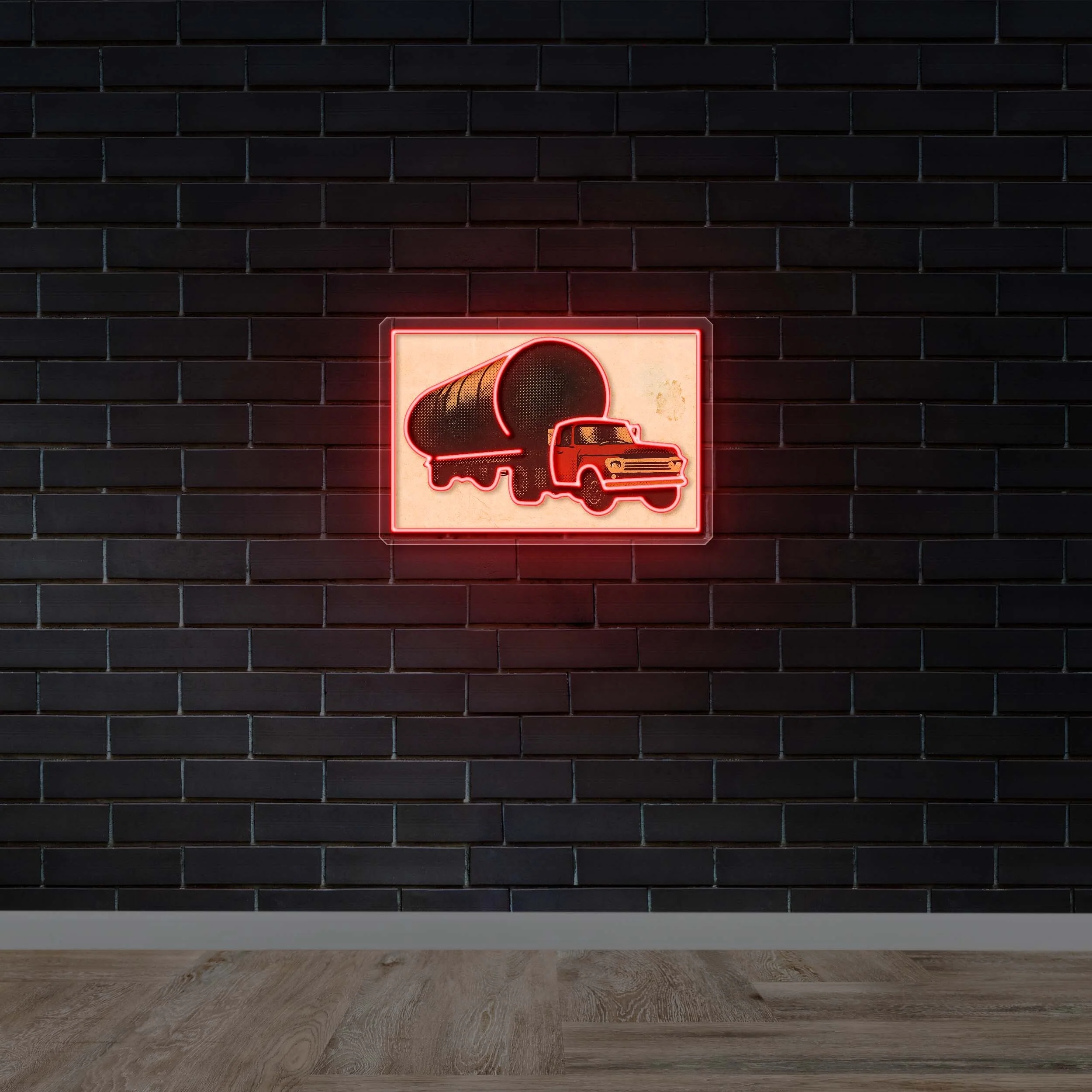 HALL TANK COMPANY logo - Premium Neon Artwork