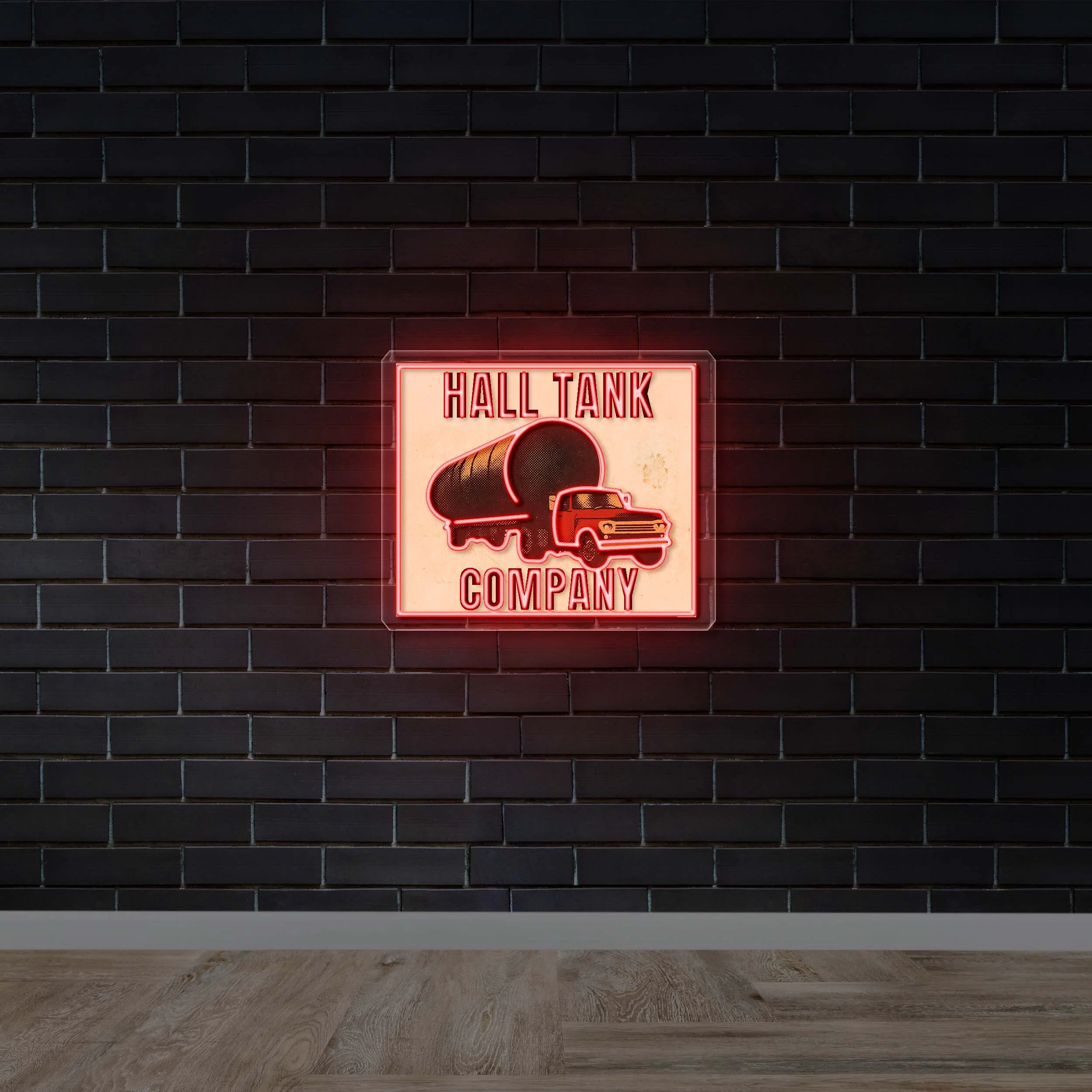 HALL TANK COMPANY - Premium Neon Artwork