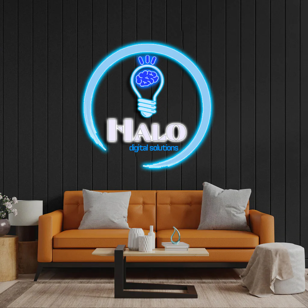 HALO Digital Solutions - Premium Neon Artwork