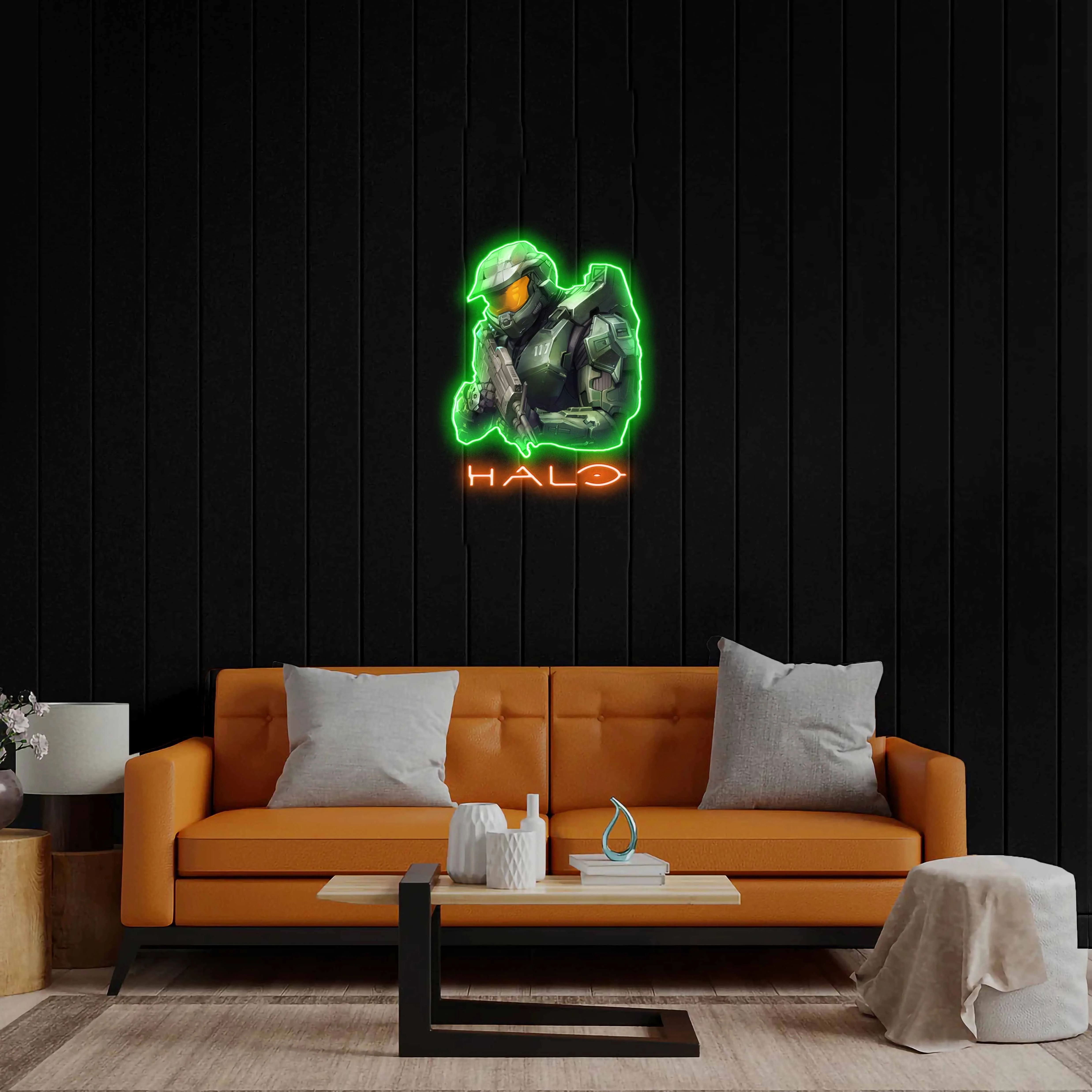 HALO - Premium Neon Artwork
