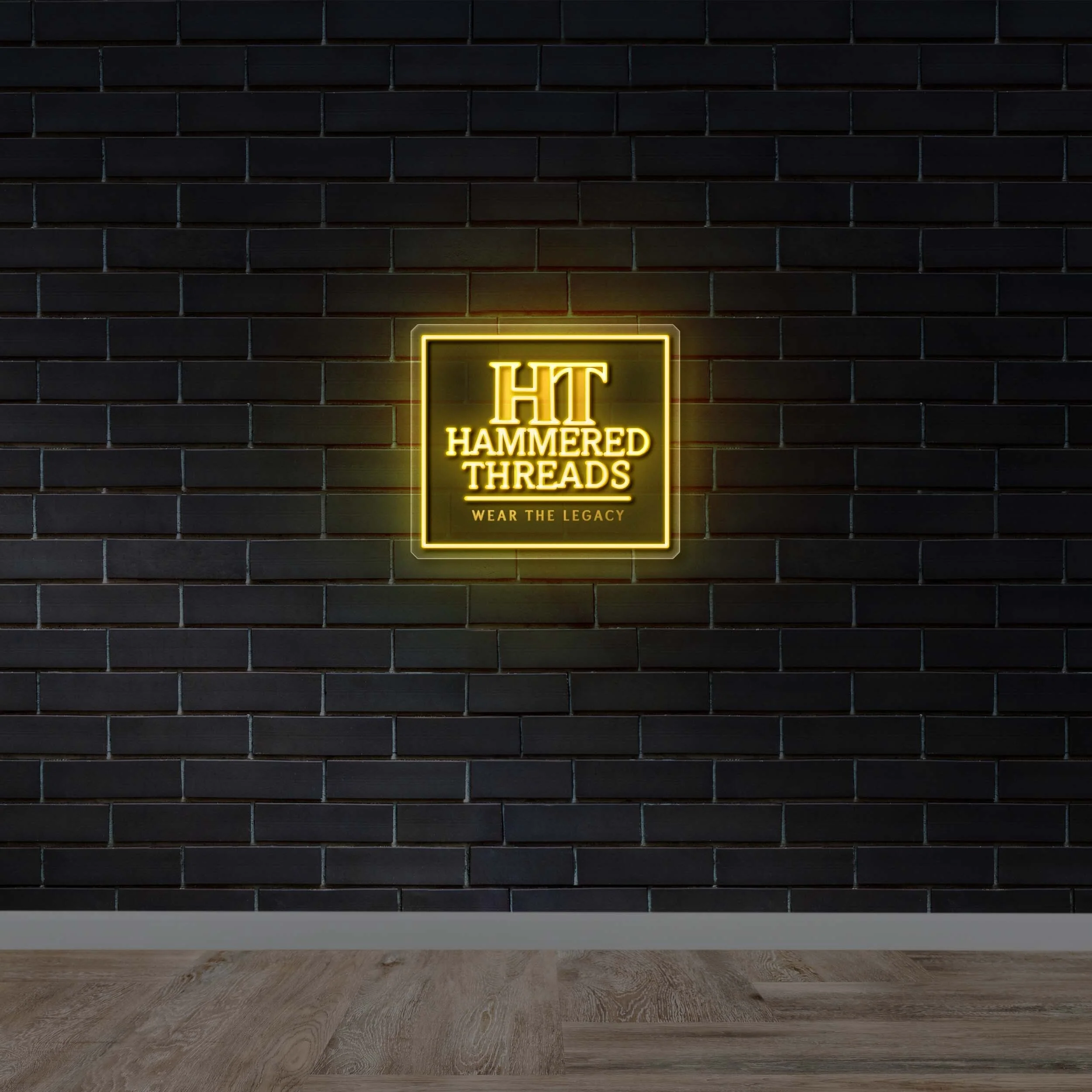 HAMMERED THREADS - Premium Neon Artwork