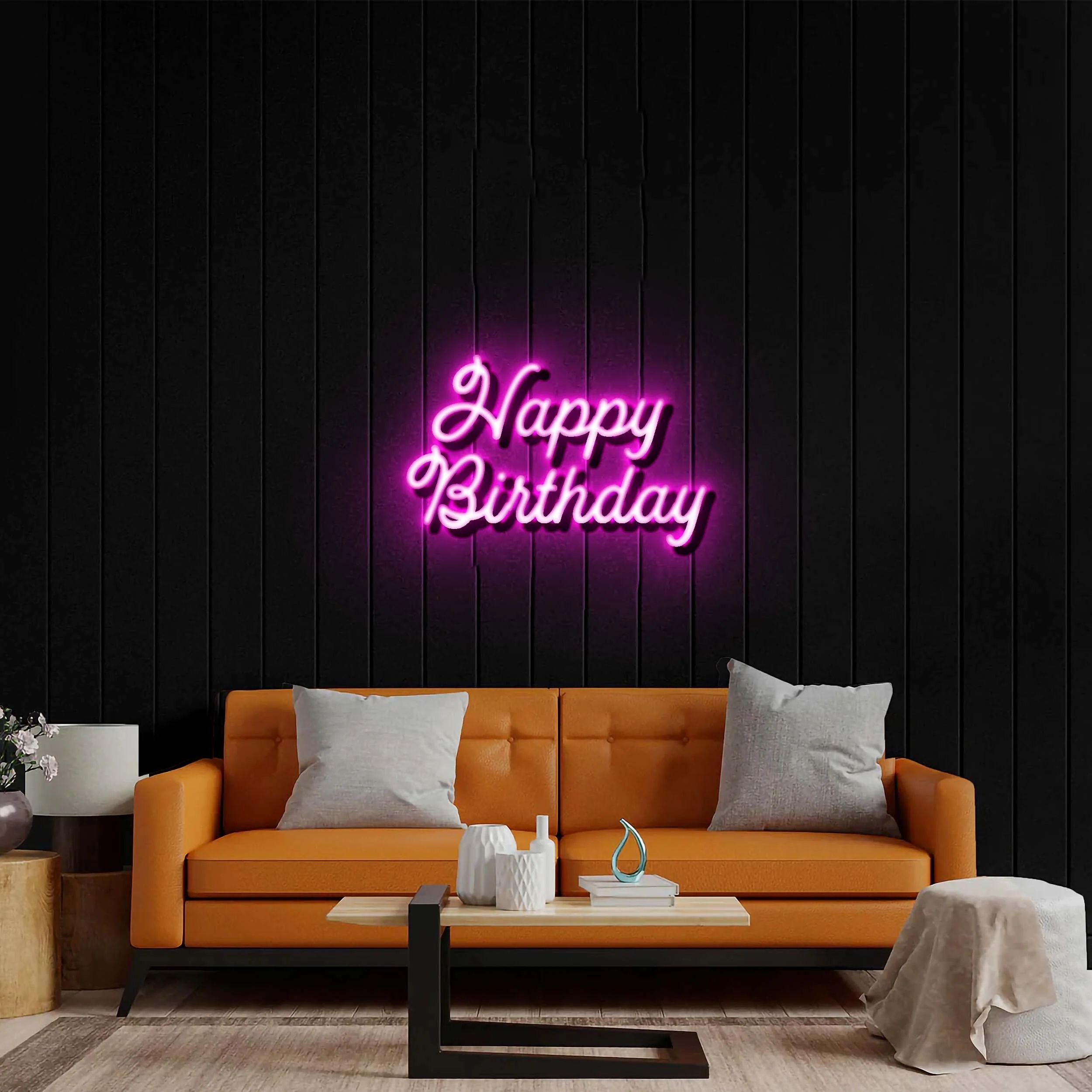 Happy Birthday - Premium Neon Artwork