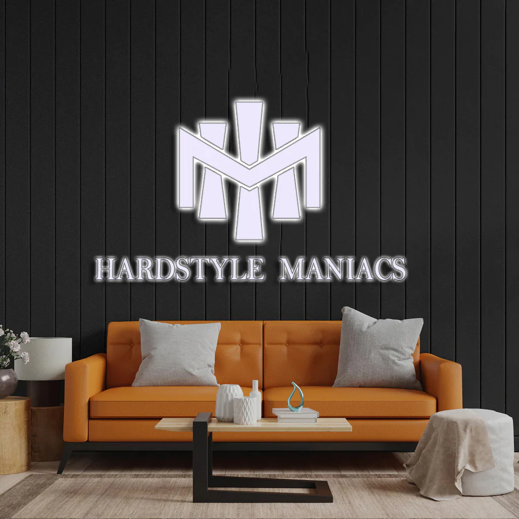 Hardstyle Maniacs - Premium Neon Artwork