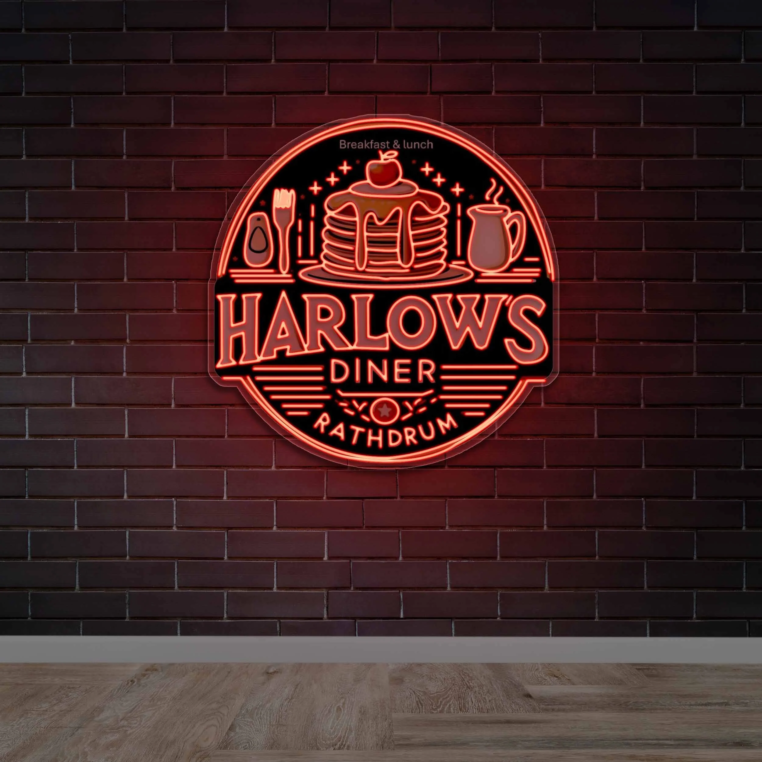 HARLOWS DINER - Premium Neon Artwork