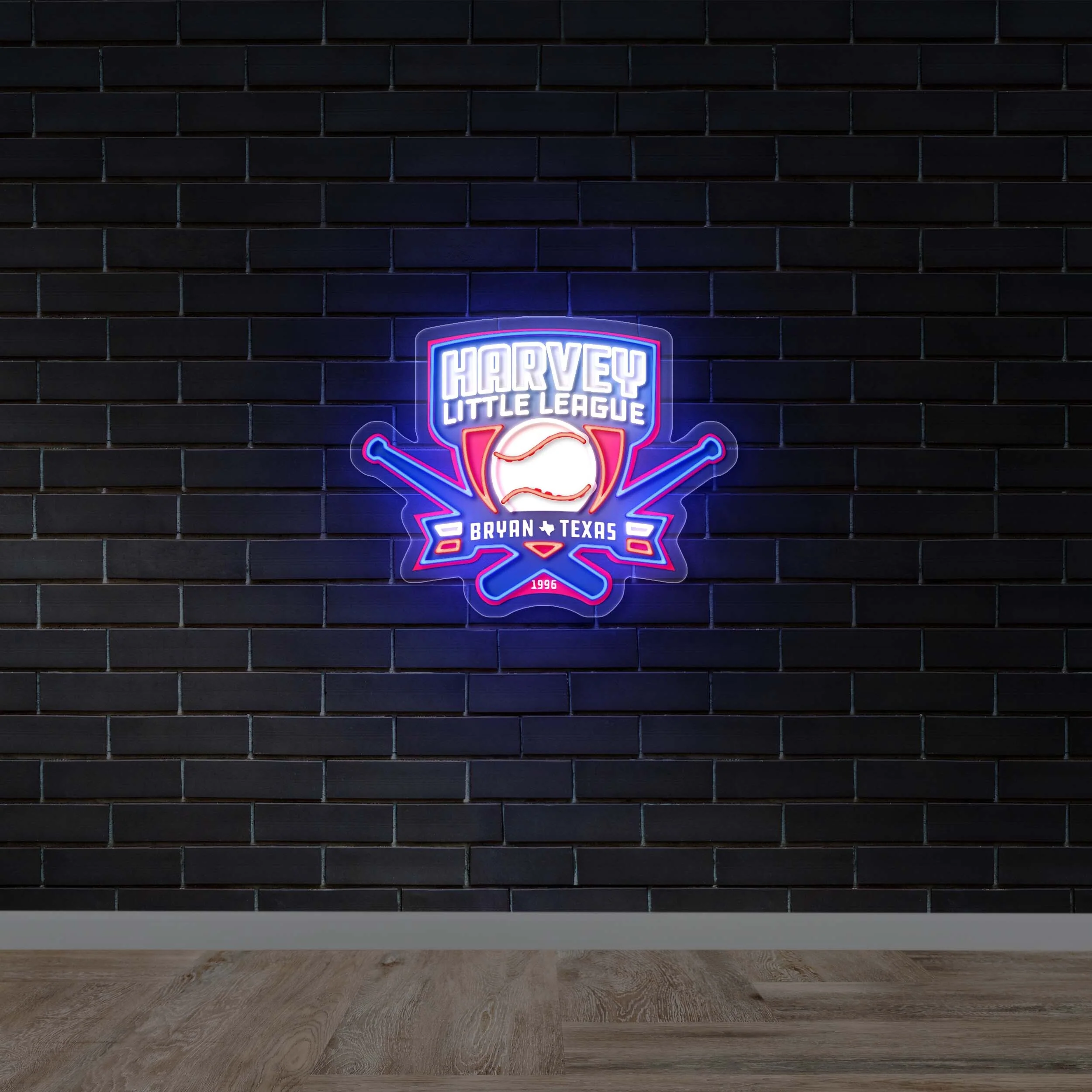 Harvey Little League Bryan Texas – Premium Neon Artwork