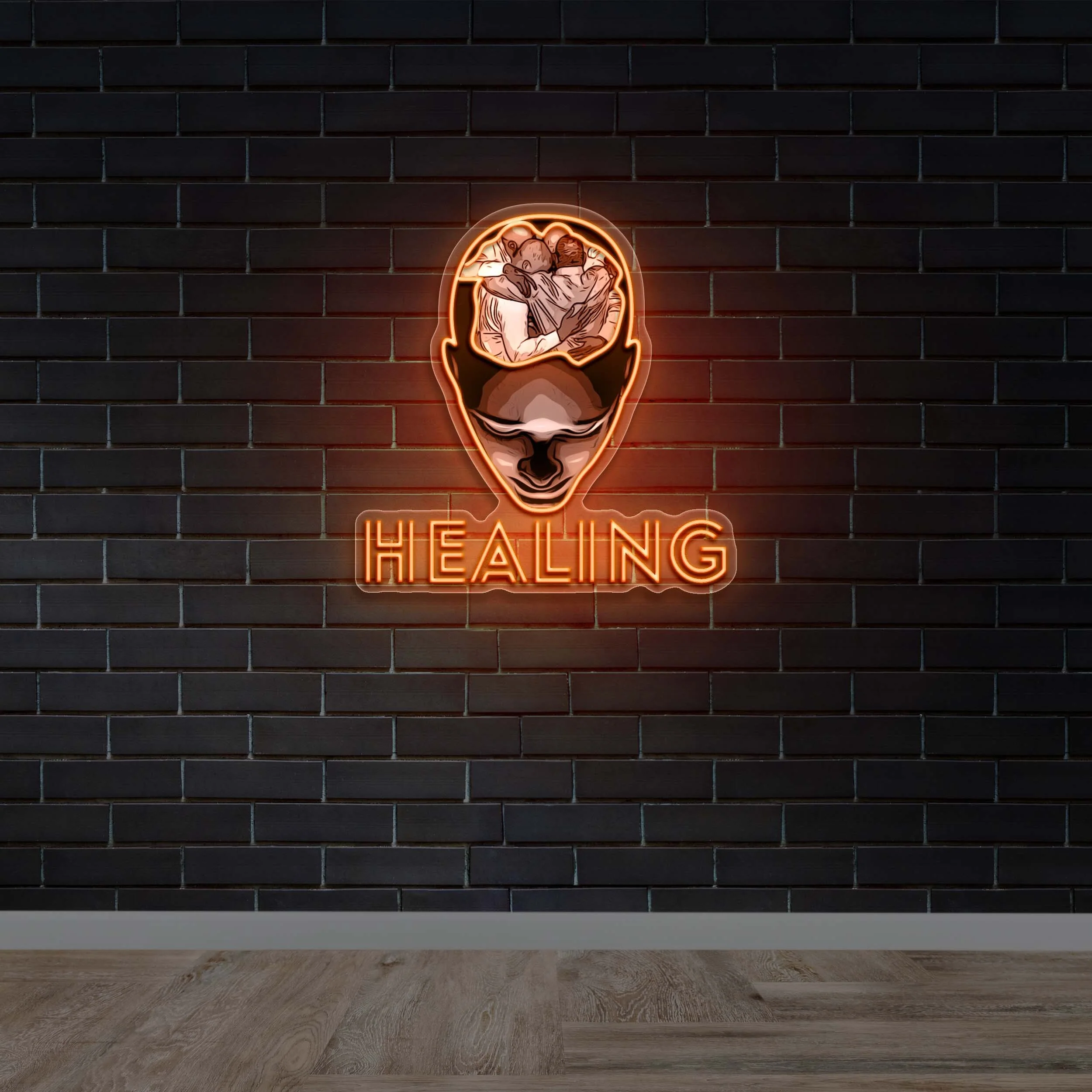 HEALING - Premium Neon Artwork