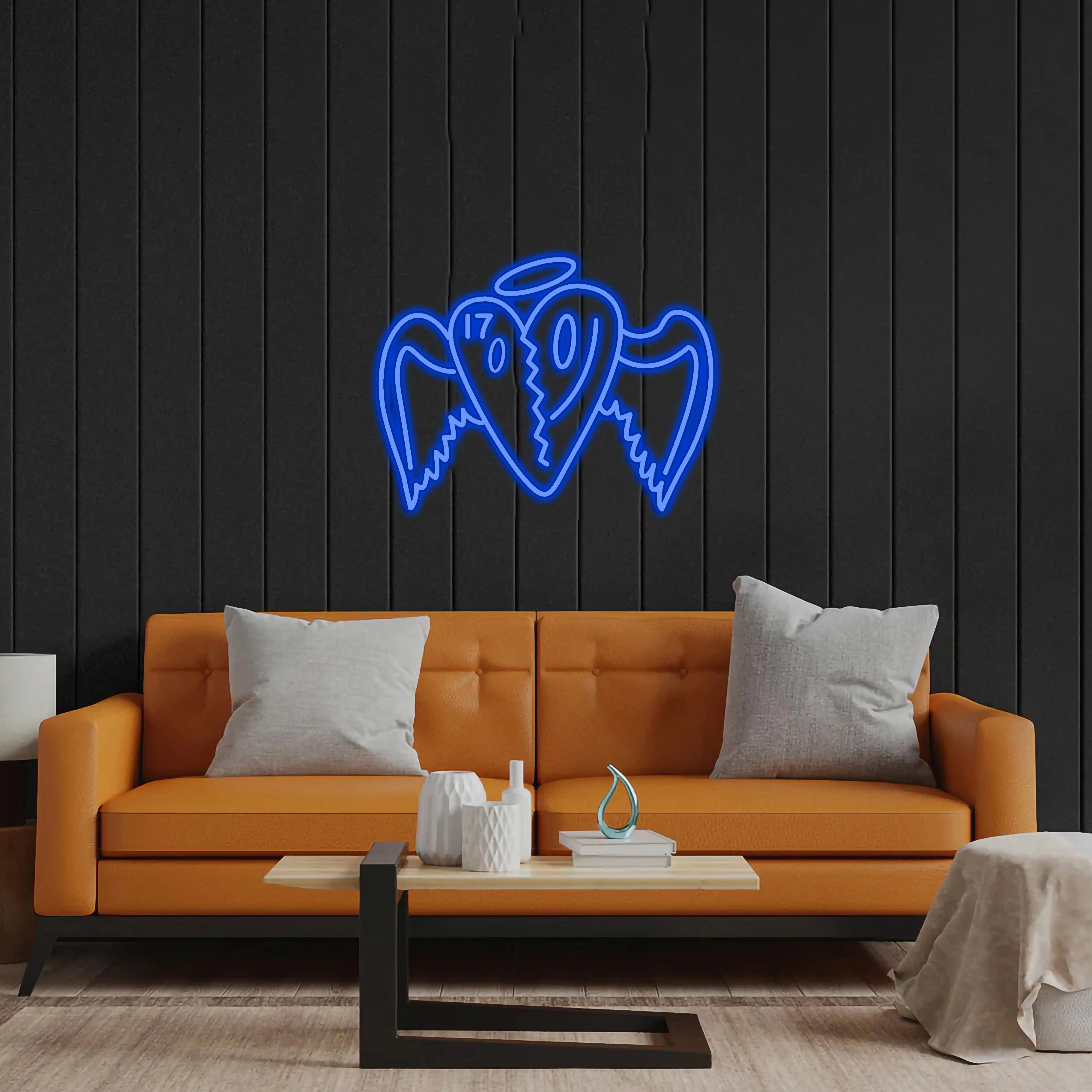 Heart Outline - Premium Neon Artwork