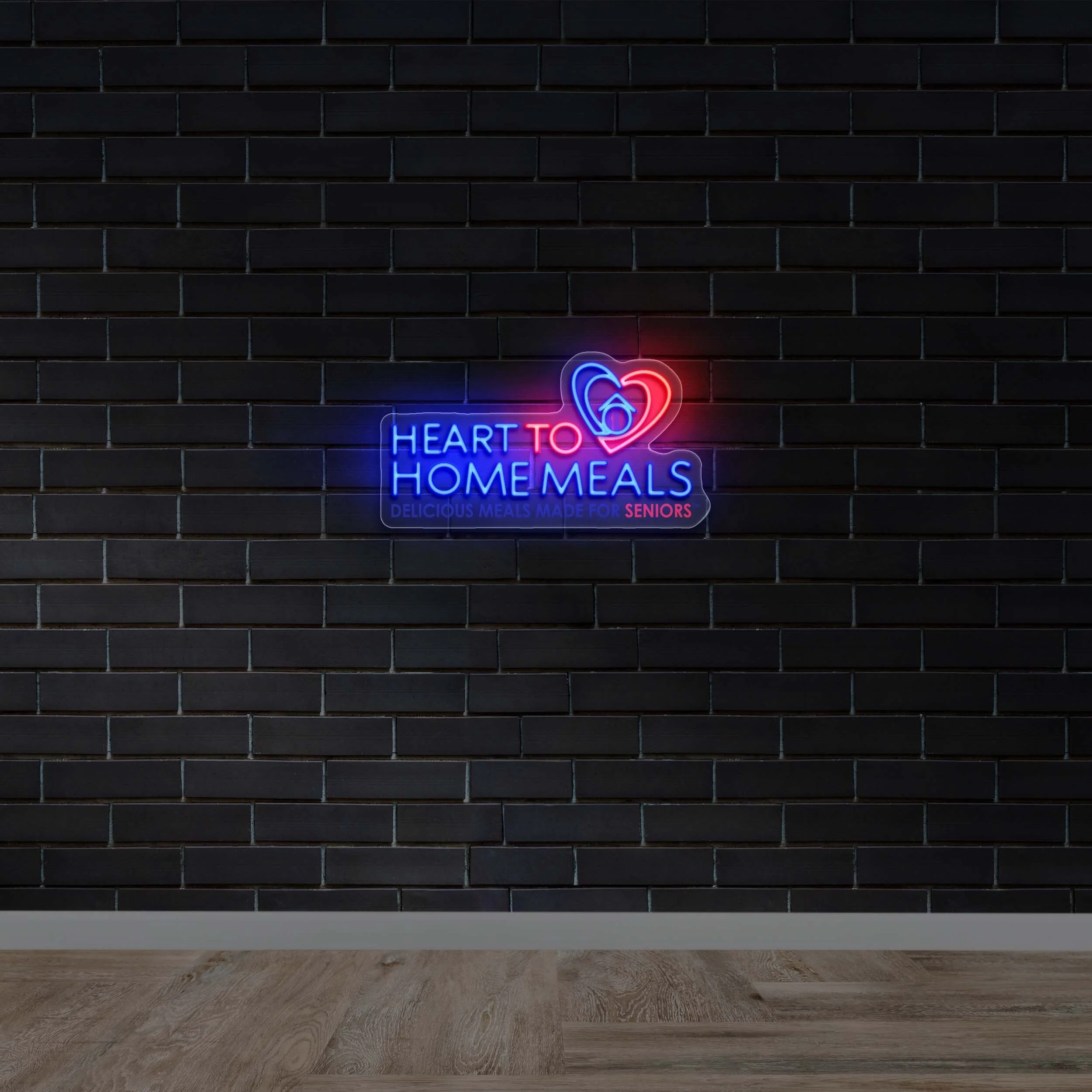 Heart to Home Meals - Premium Neon Artwork