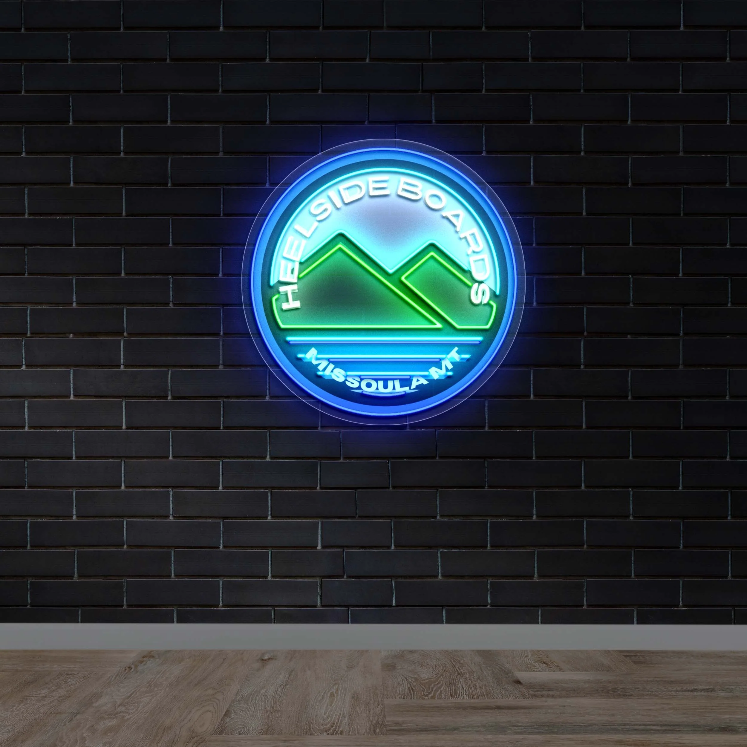 HEELSIDE BOARDS - Premium Neon Artwork
