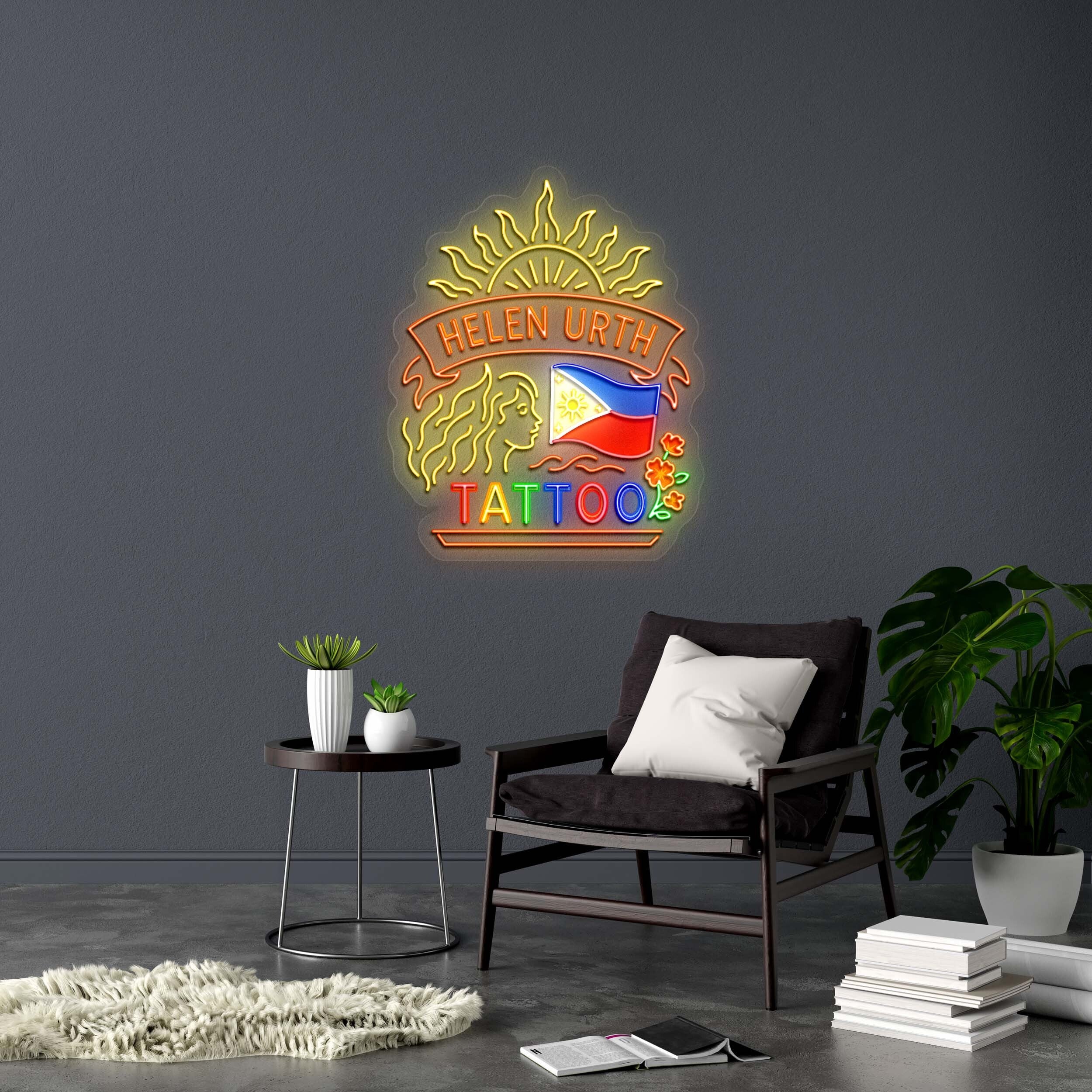HELEN URTH TATTOO - Premium Neon Artwork