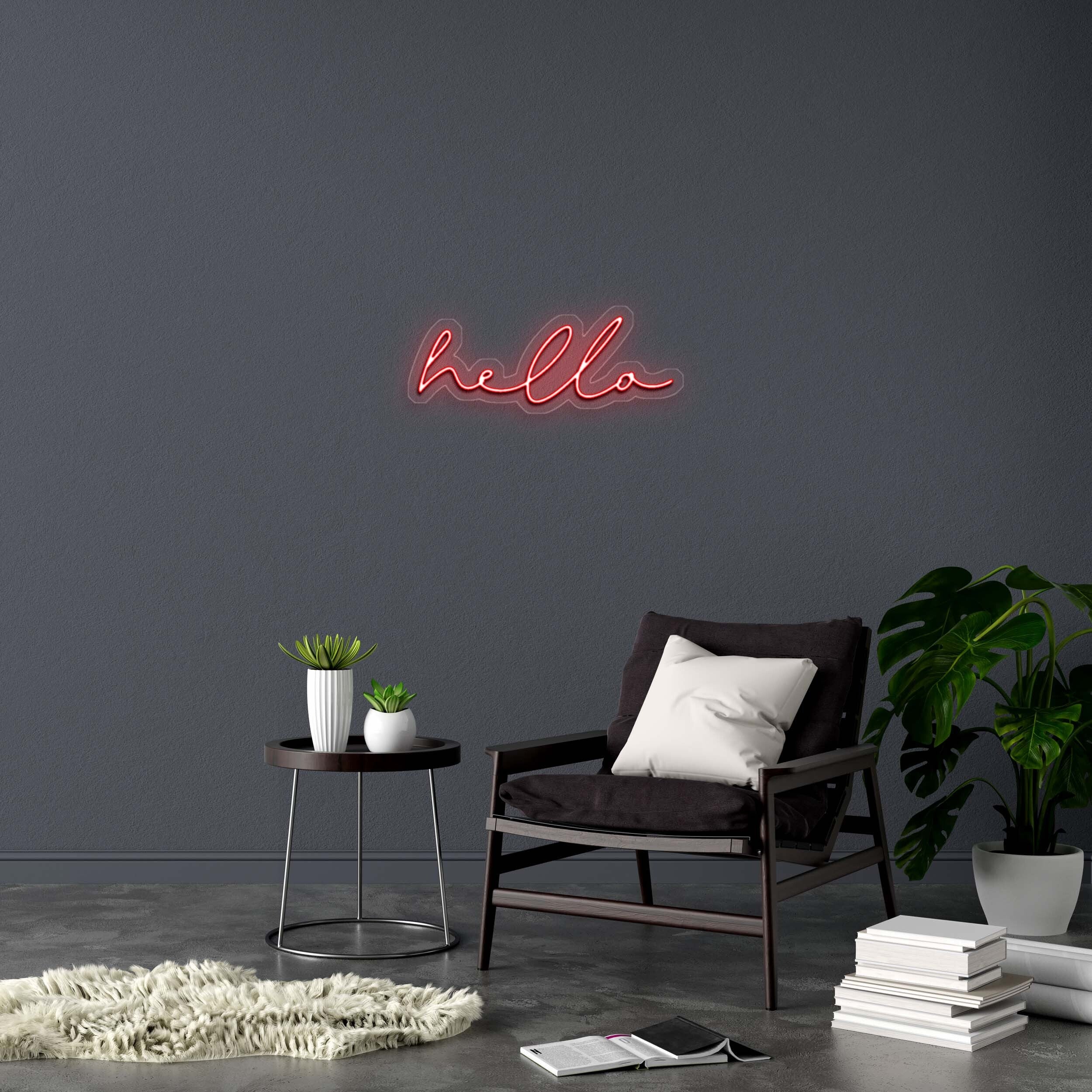 hello - Premium Neon Artwork