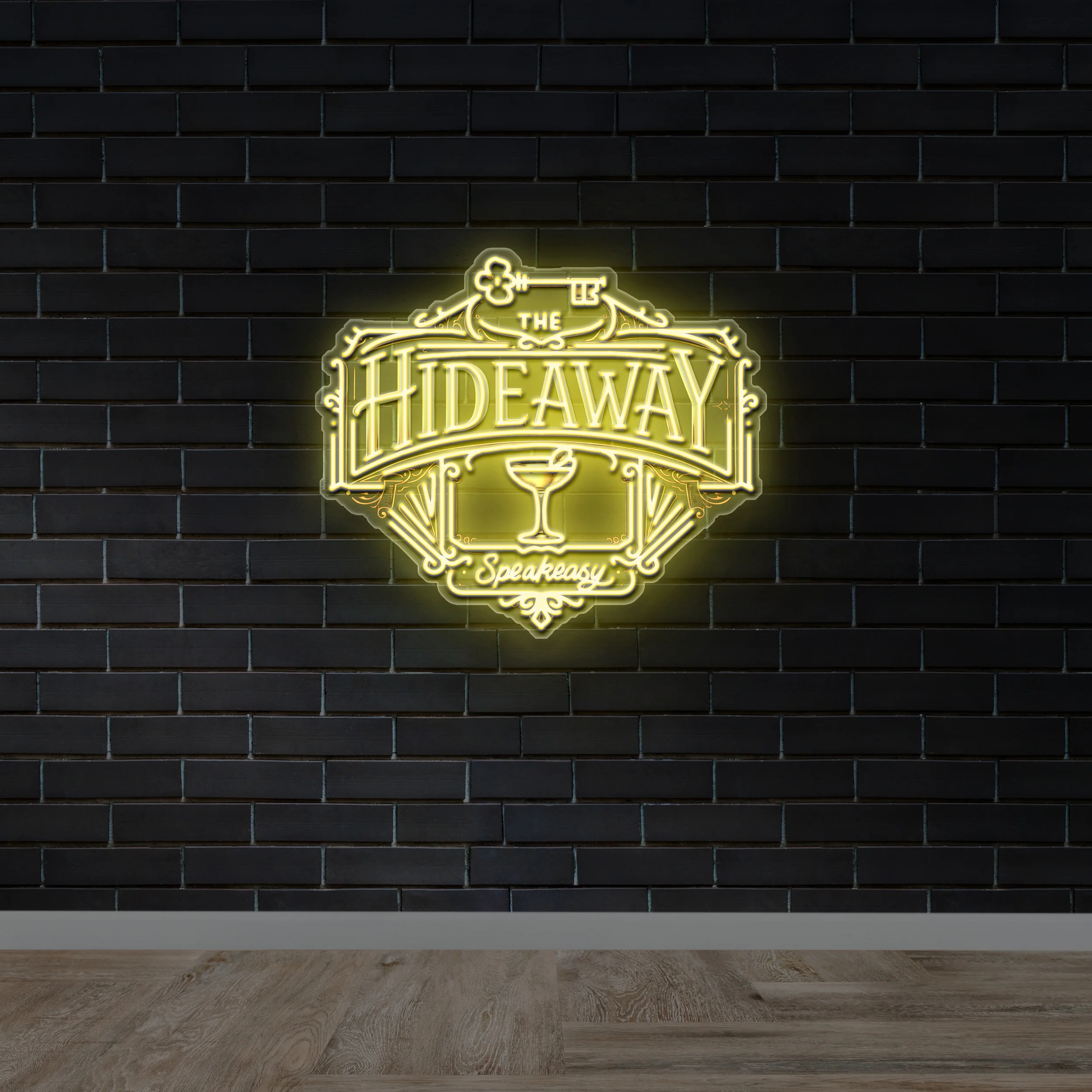 HIDEAWAY - Premium Neon Artwork
