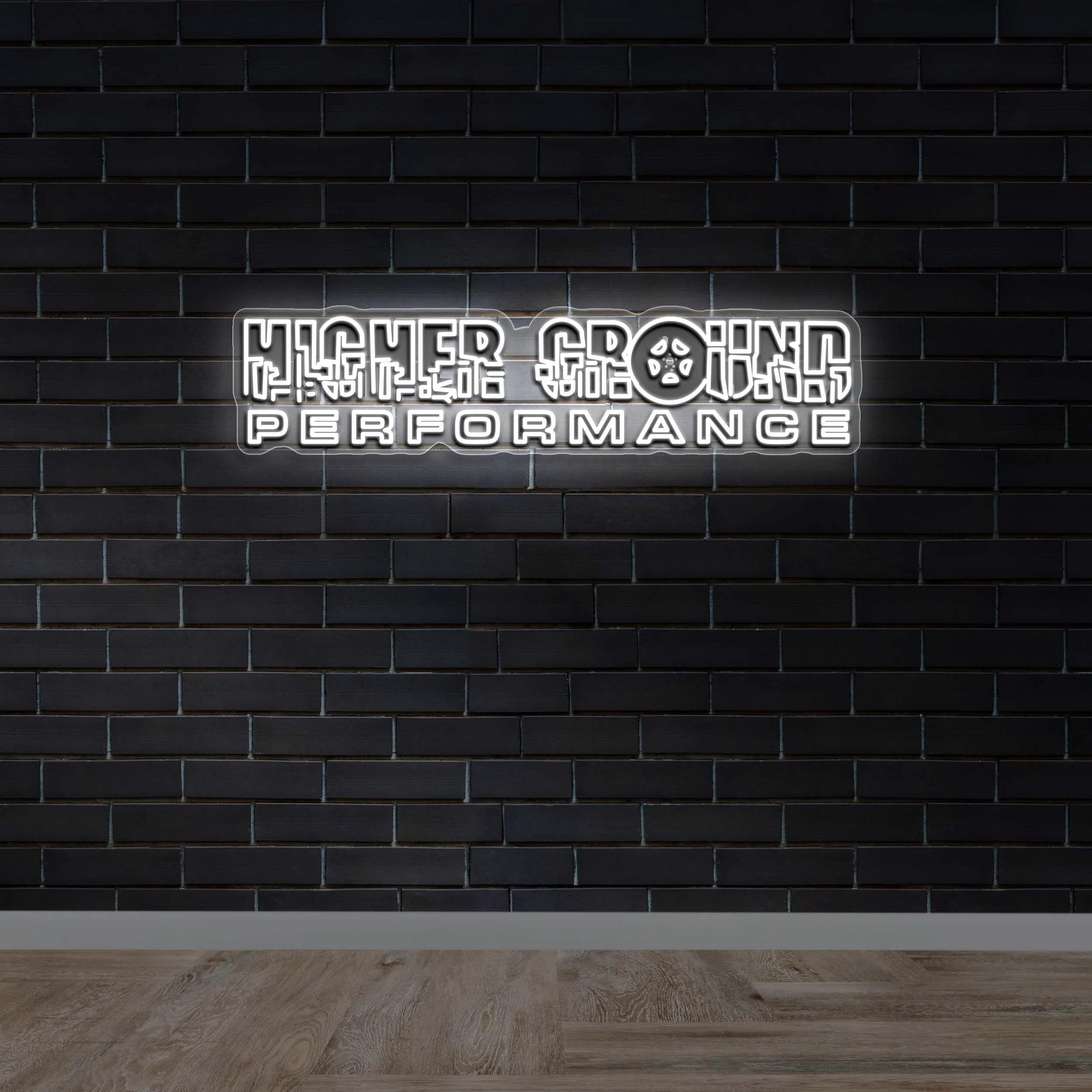 Higher Ground Performance - Premium Neon Artwork