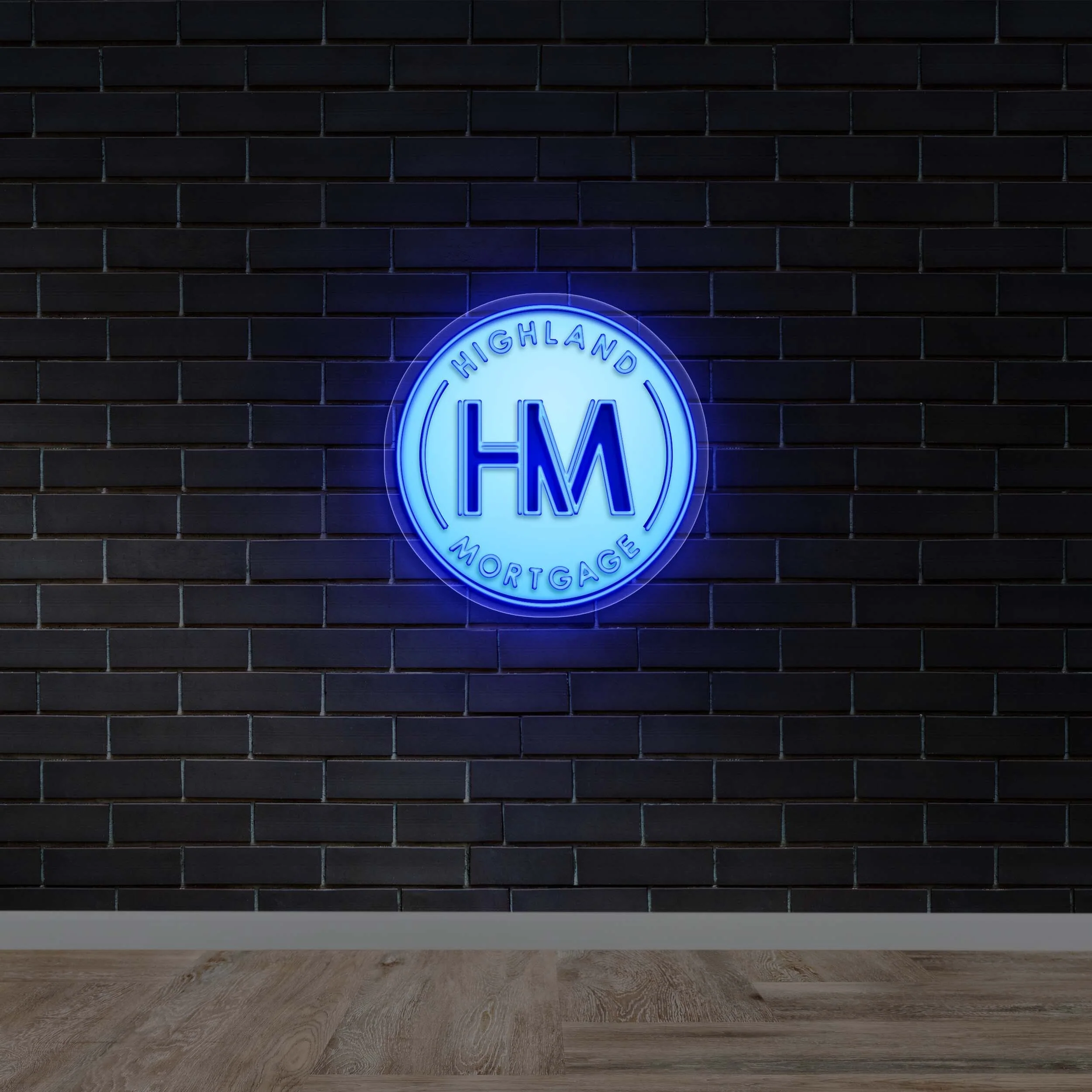 HIGHLAND MORTGAGE - Premium Neon Artwork