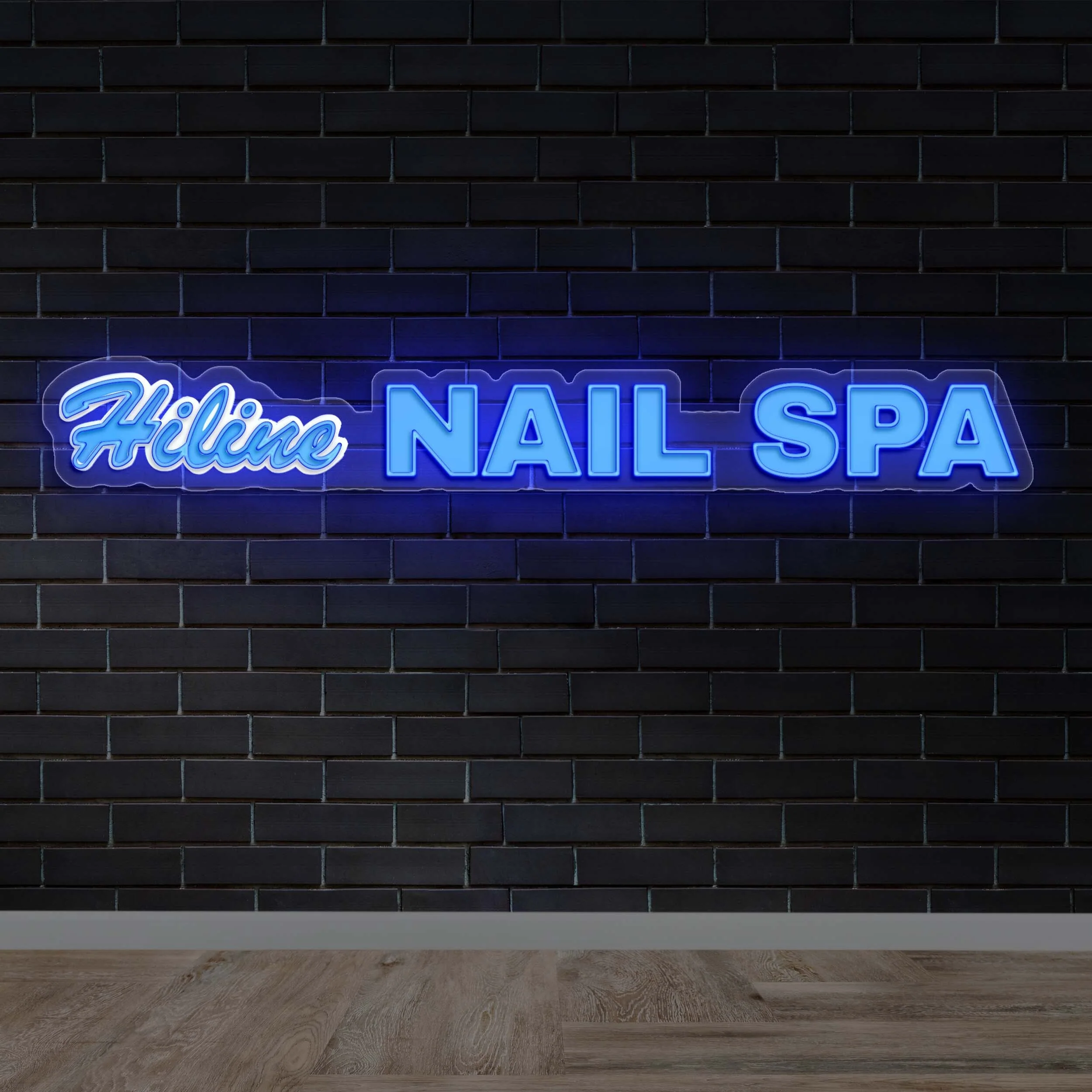 Hiline Nail Spa - Premium Neon Artwork