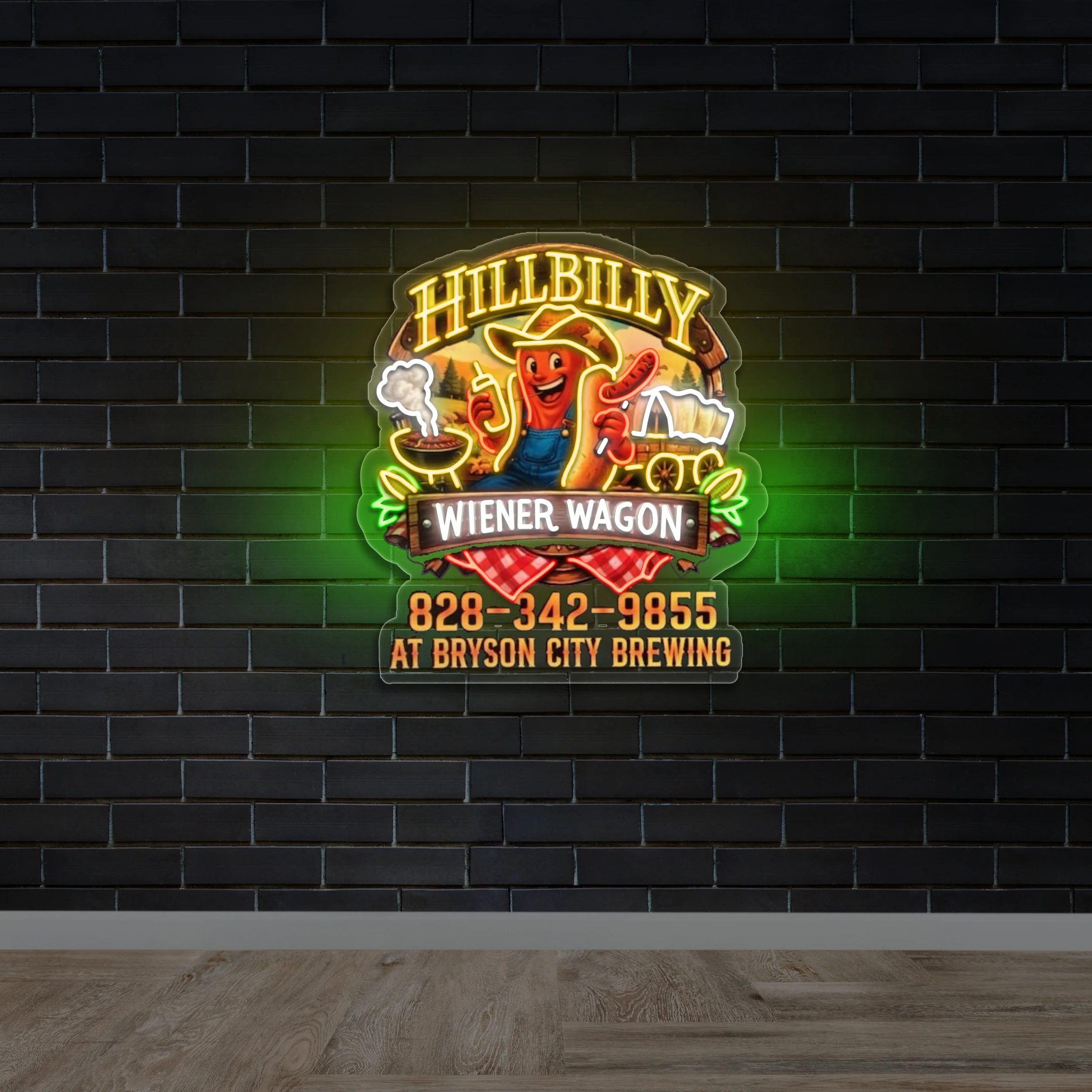 HILLBILLY - Premium Neon Artwork
