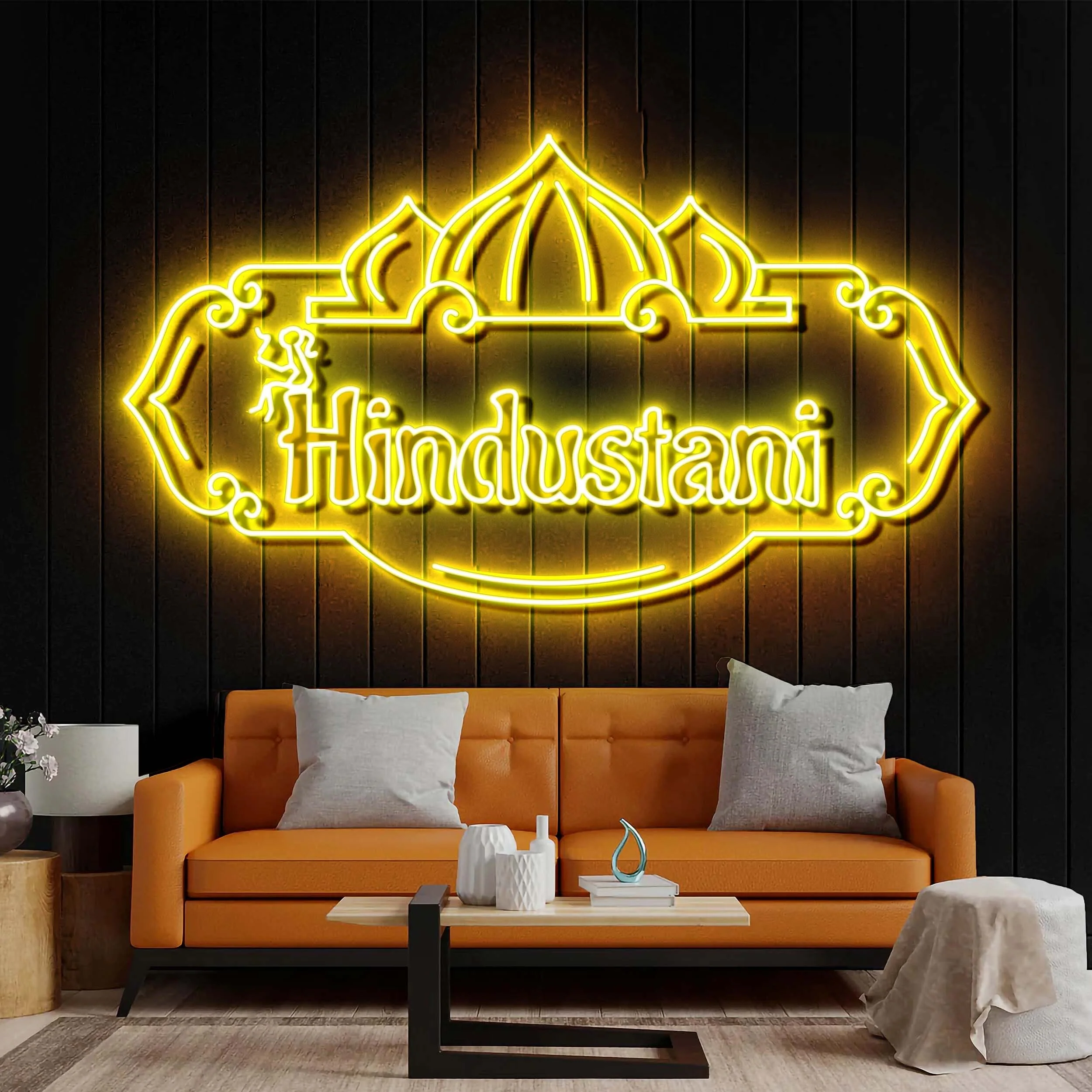 Hindustani - Premium Neon Artwork