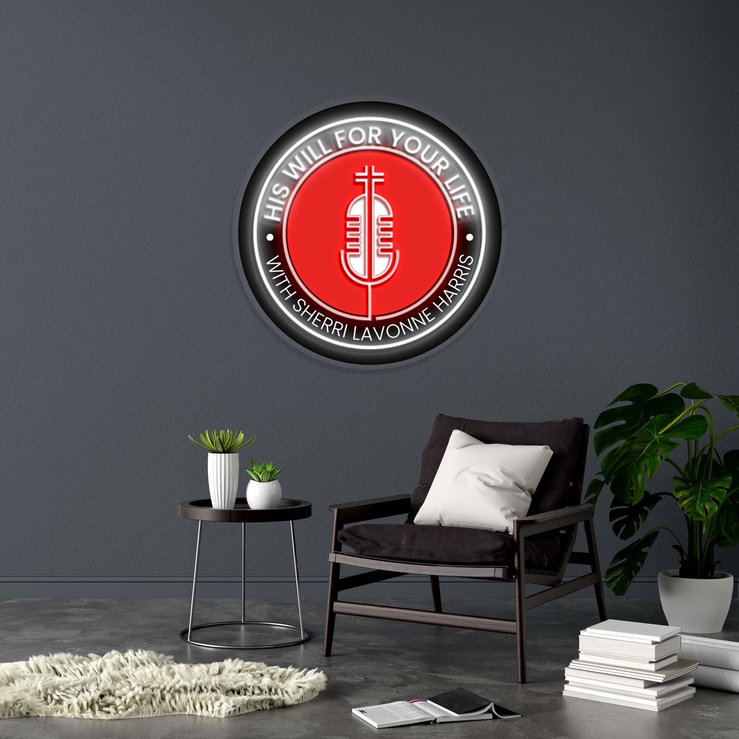 HIS WILL FOR YOUR LIFE - Premium Neon Artwork