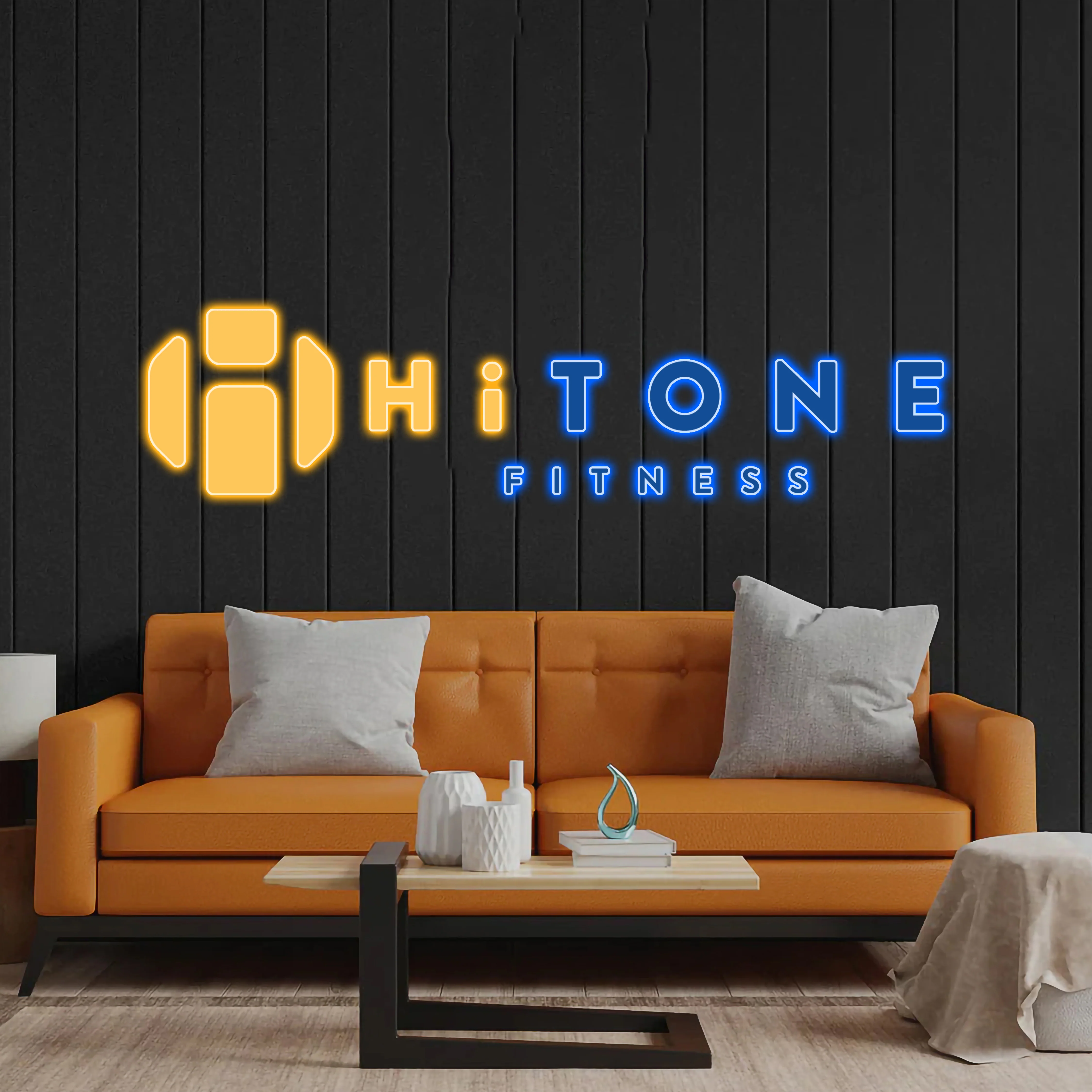 HiTONE Fitness - Premium Neon Artwork