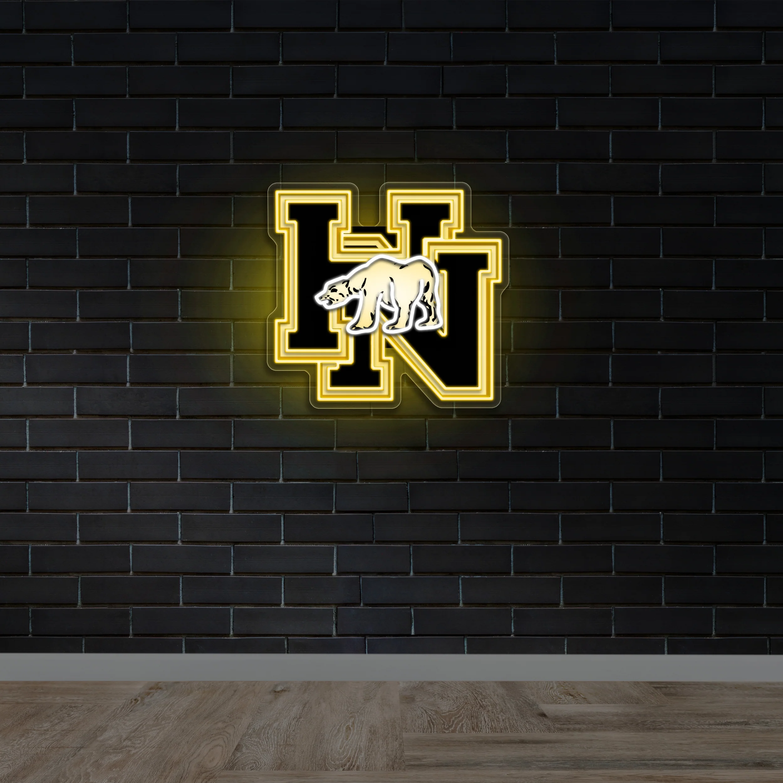 HN Letter Logo | 2nd Version - Premium Neon Artwork