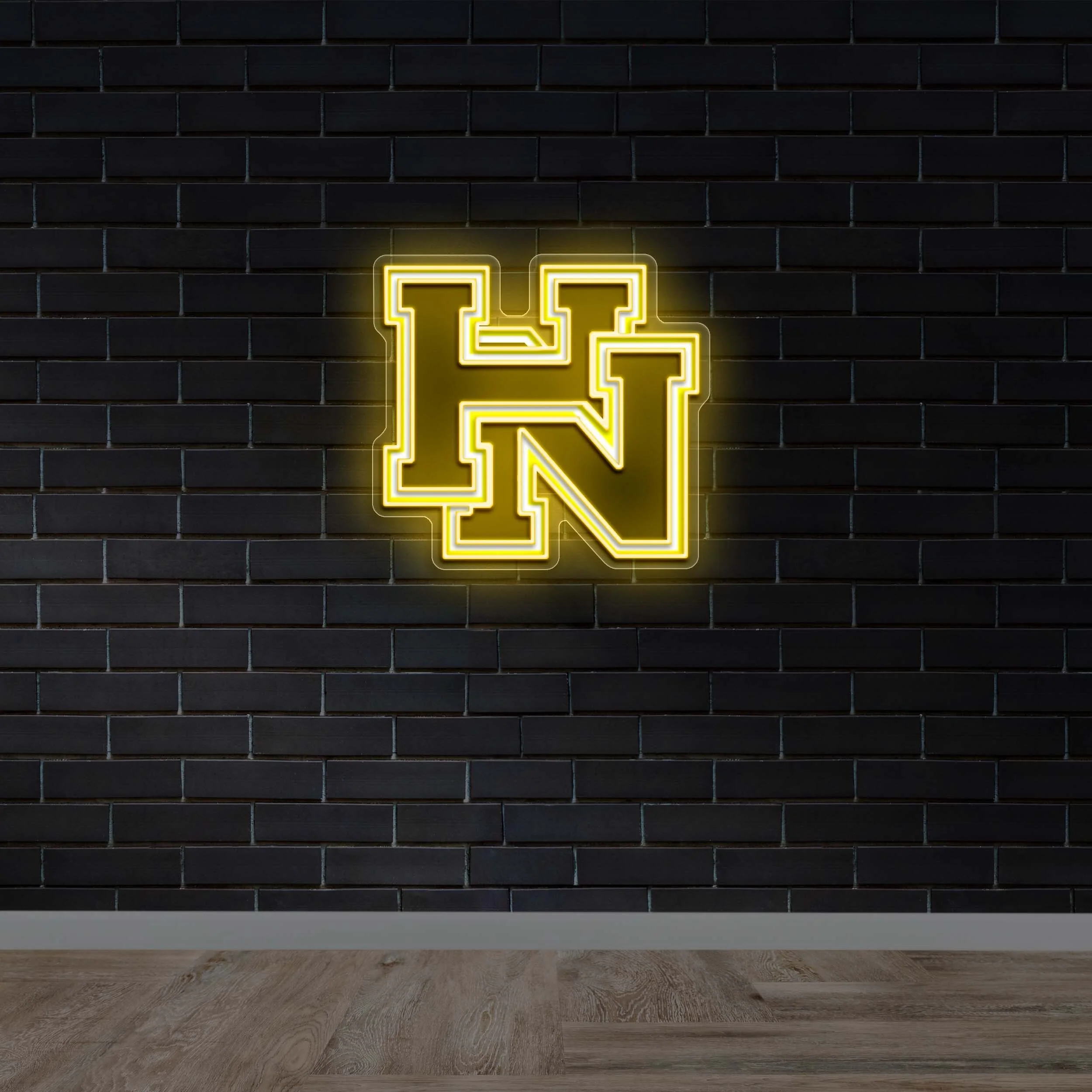 HN Letter Logo - Premium Neon Artwork