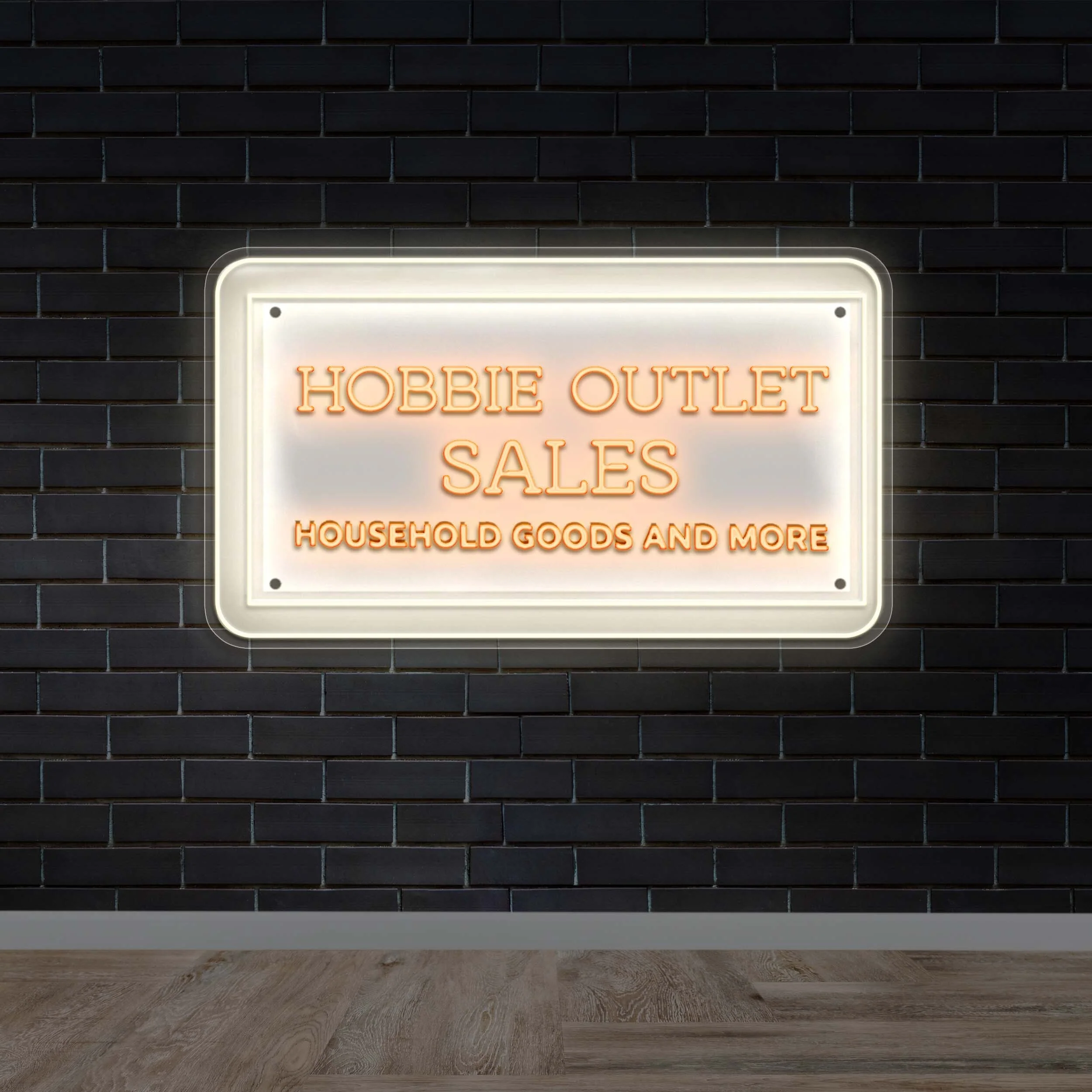 Hobbie Outlet Sales - Premium Neon Artwork