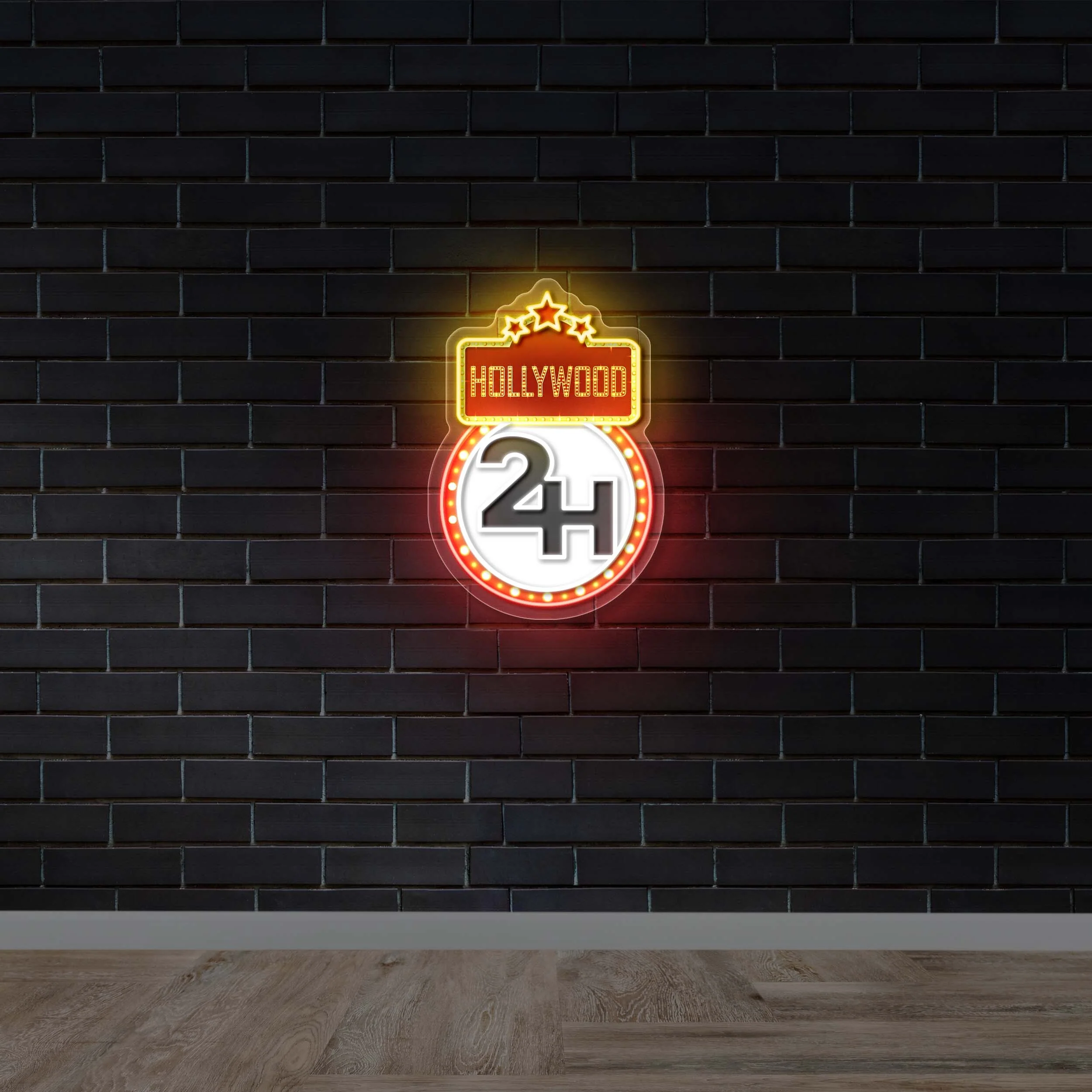 HOLLYWOOD 2H - Premium Neon Artwork