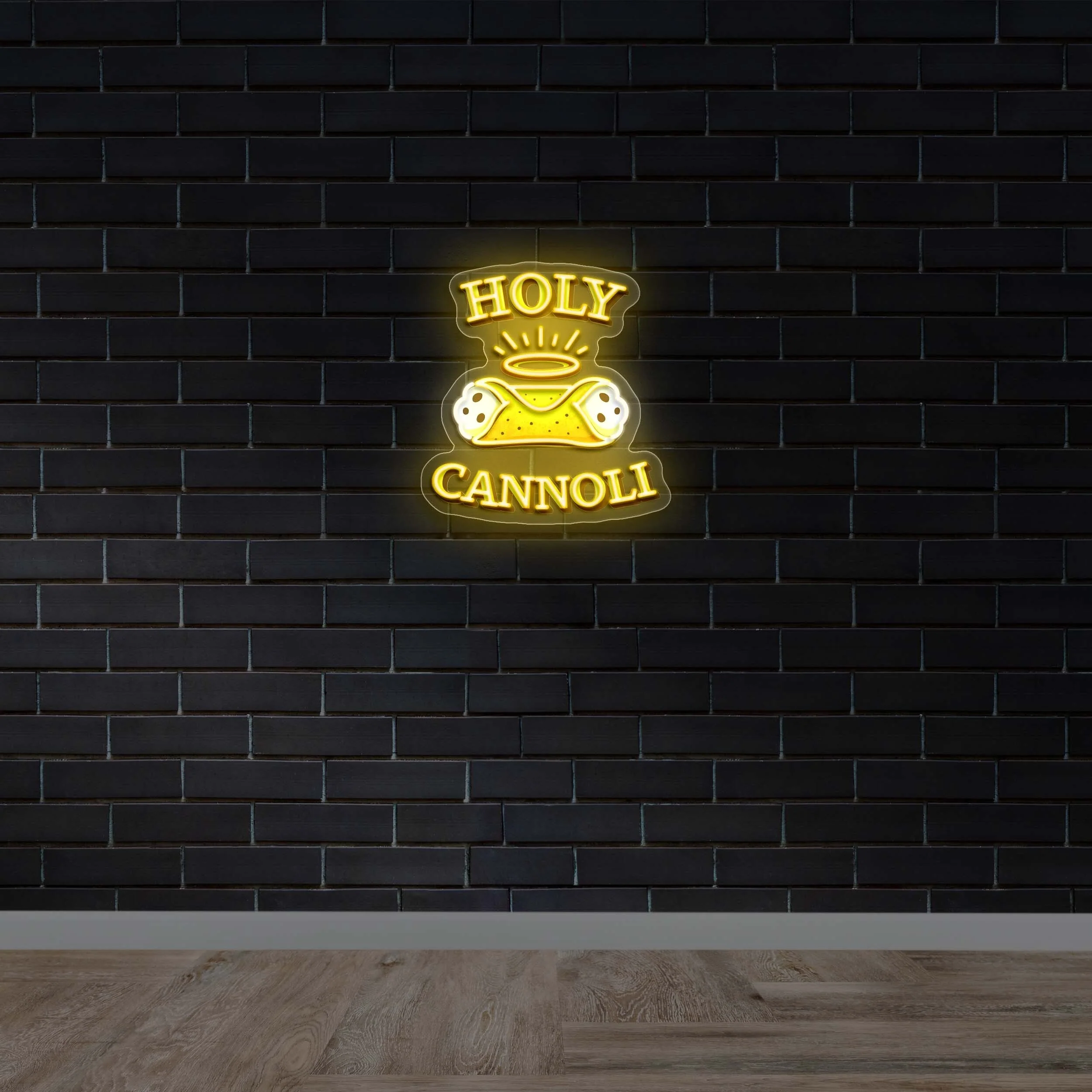 HOLY CANNOLI - Premium Neon Artwork