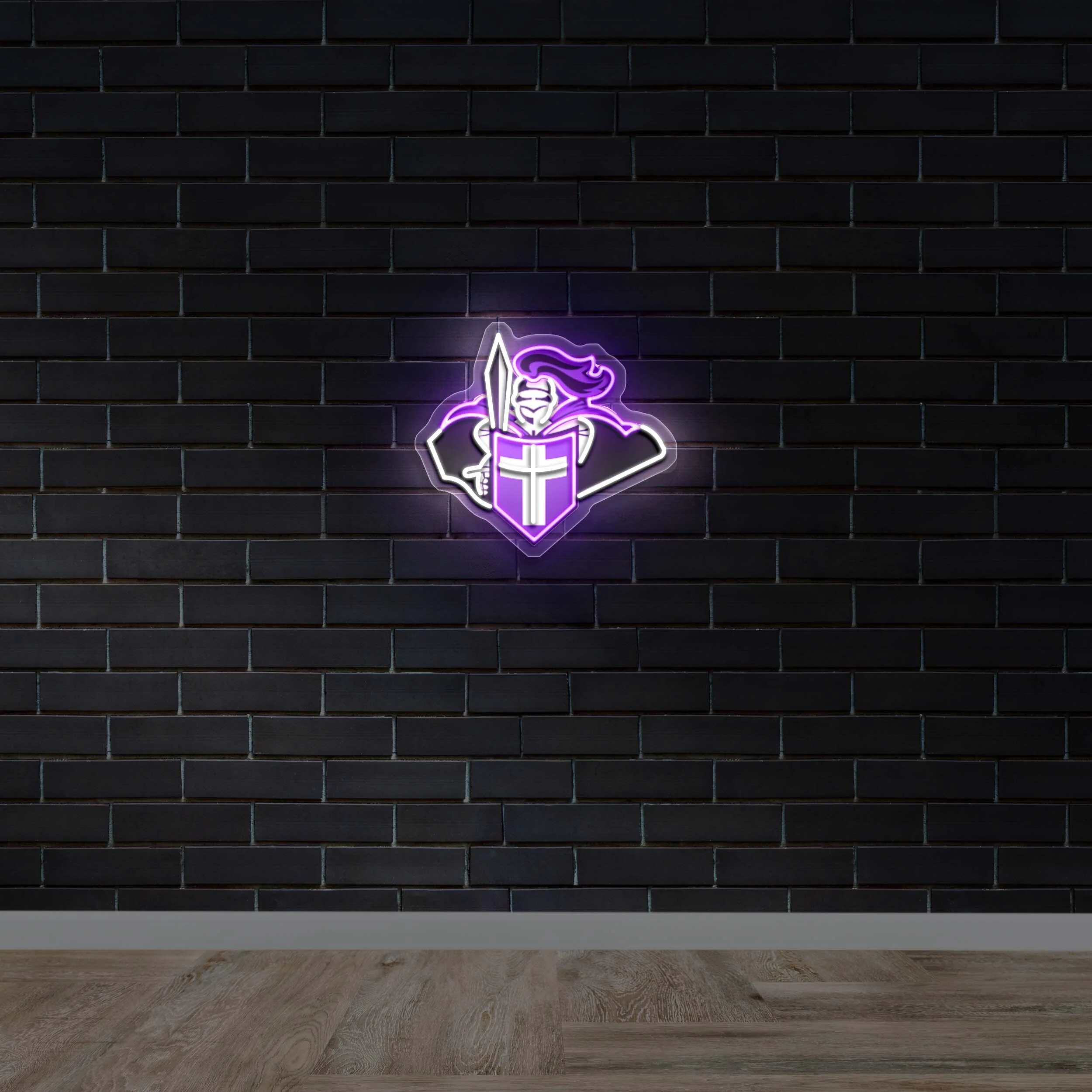 Holy Cross logo - Premium Neon Artwork