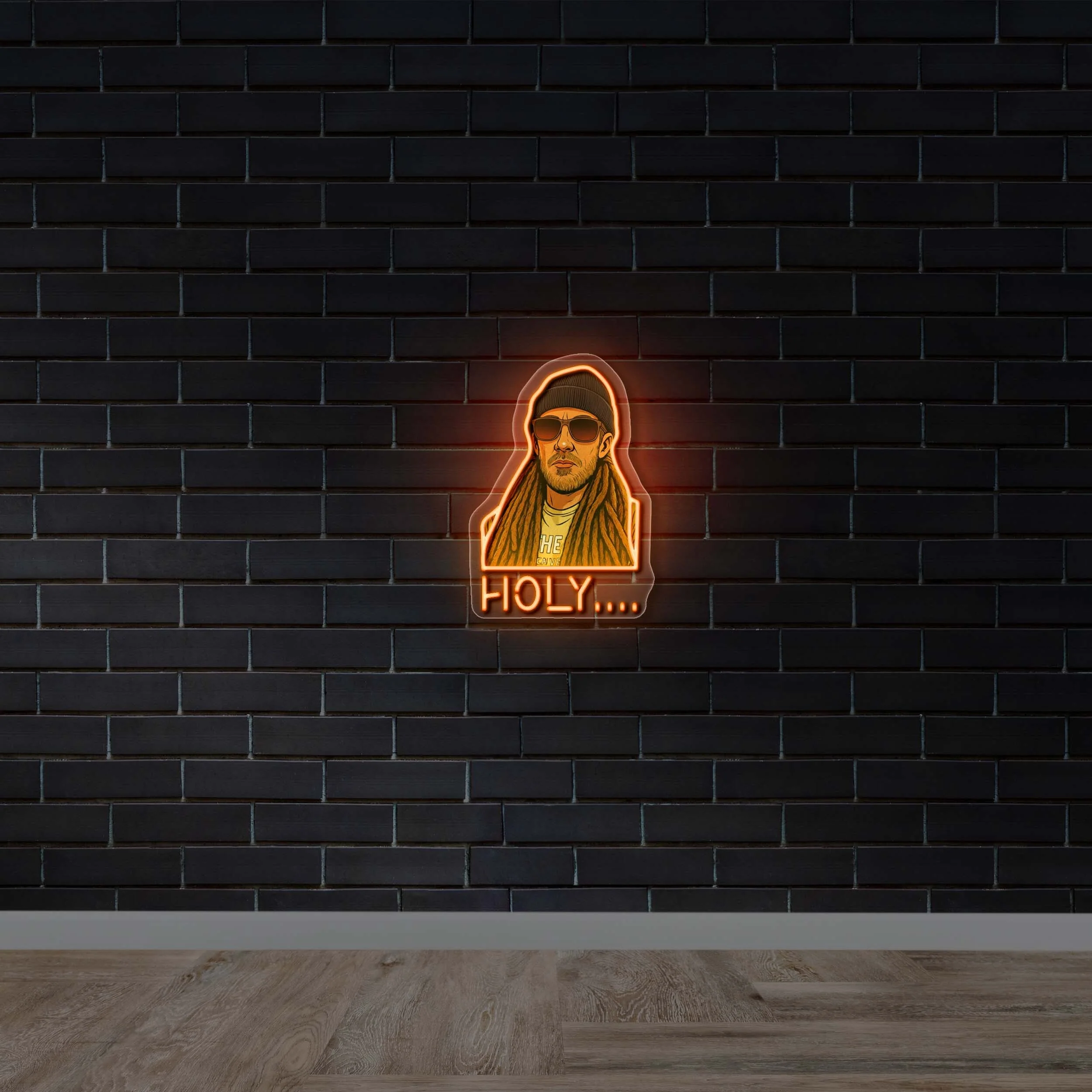 Holy.... Portrait Logo - Premium Neon Artwork